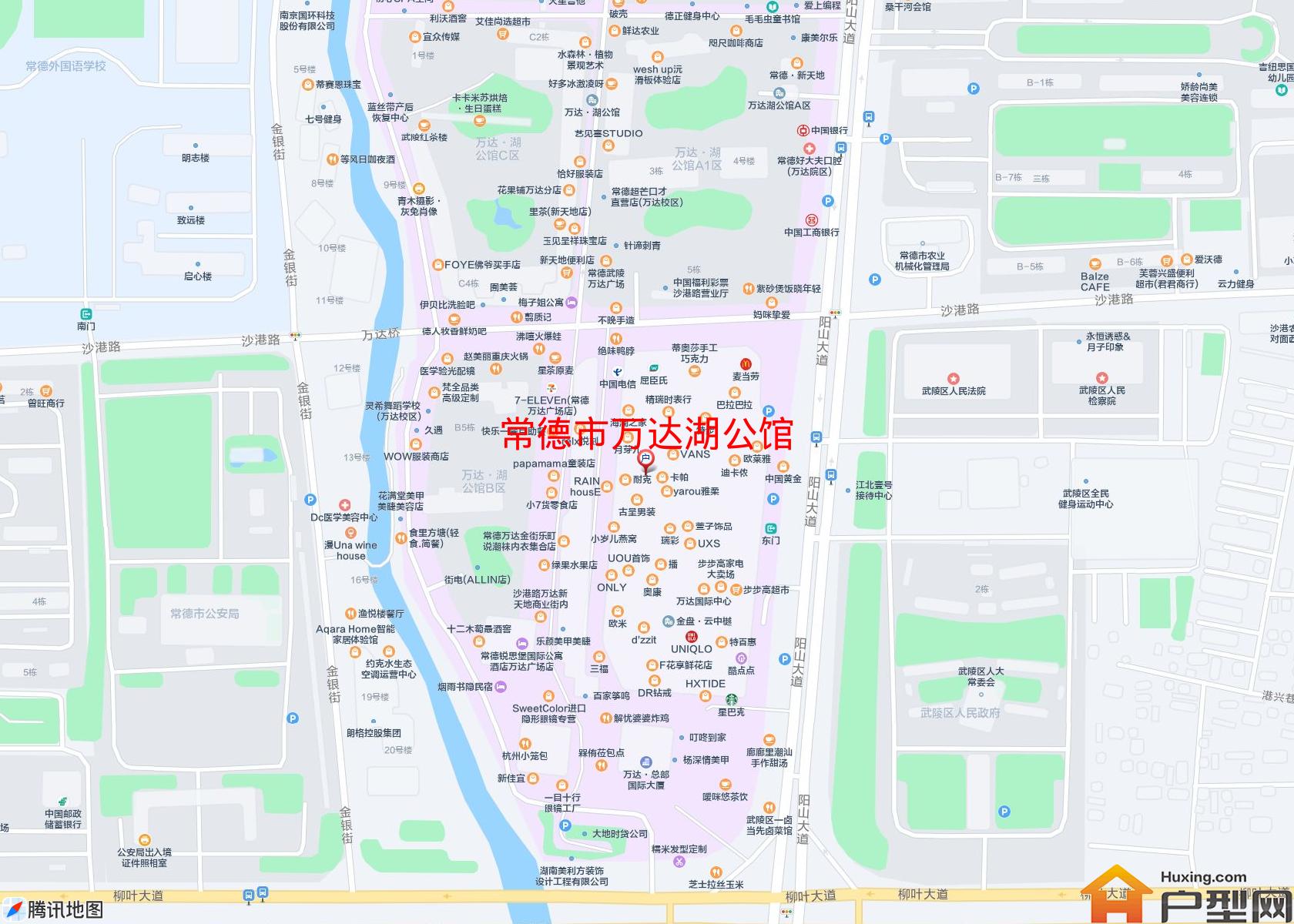 万达湖公馆小区 - 户型网