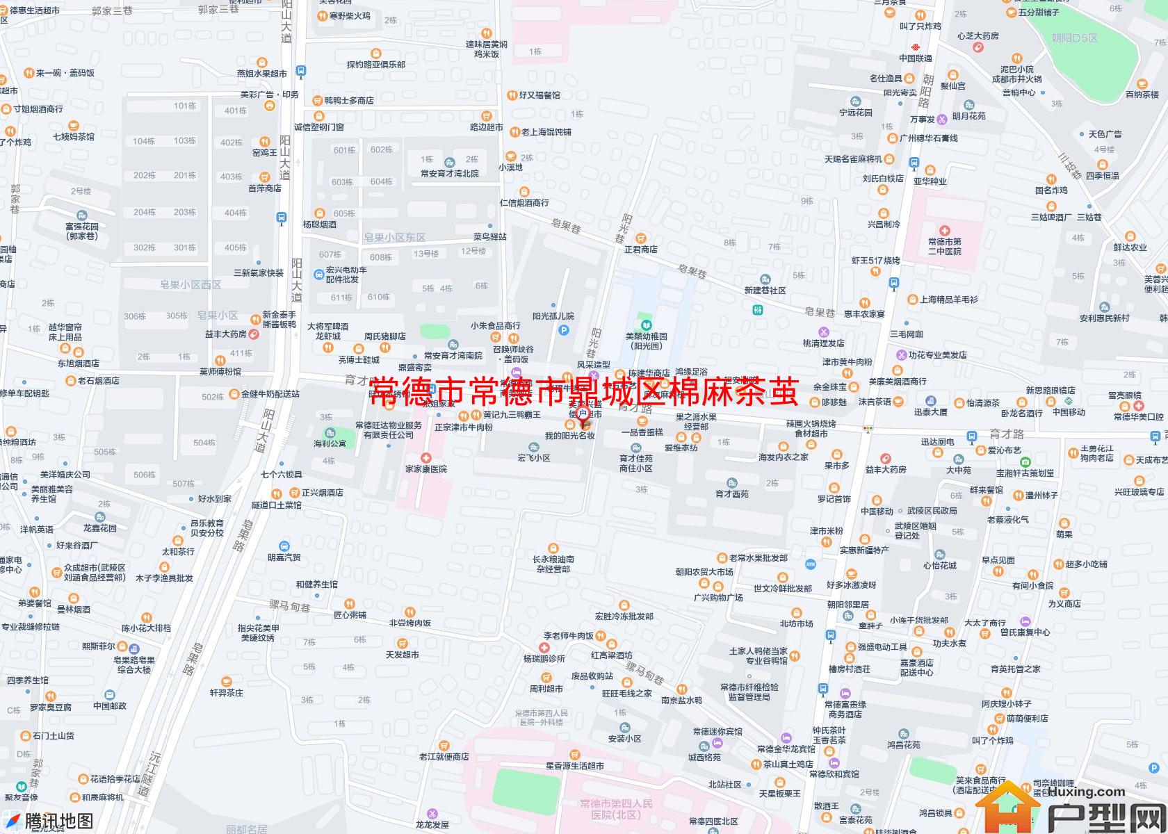 常德市鼎城区棉麻茶茧总公司北站宿舍区小区 - 户型网