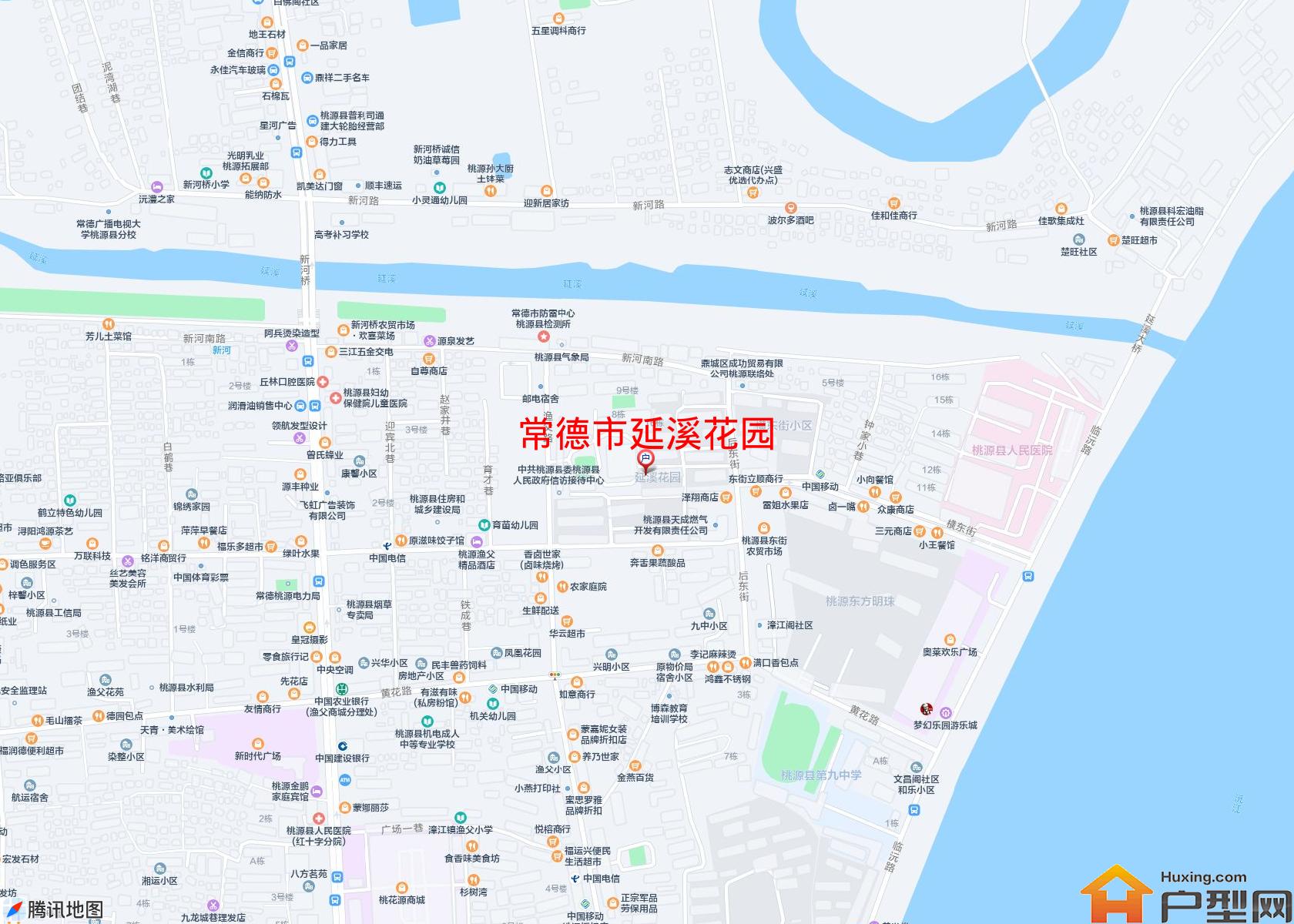 延溪花园小区 - 户型网