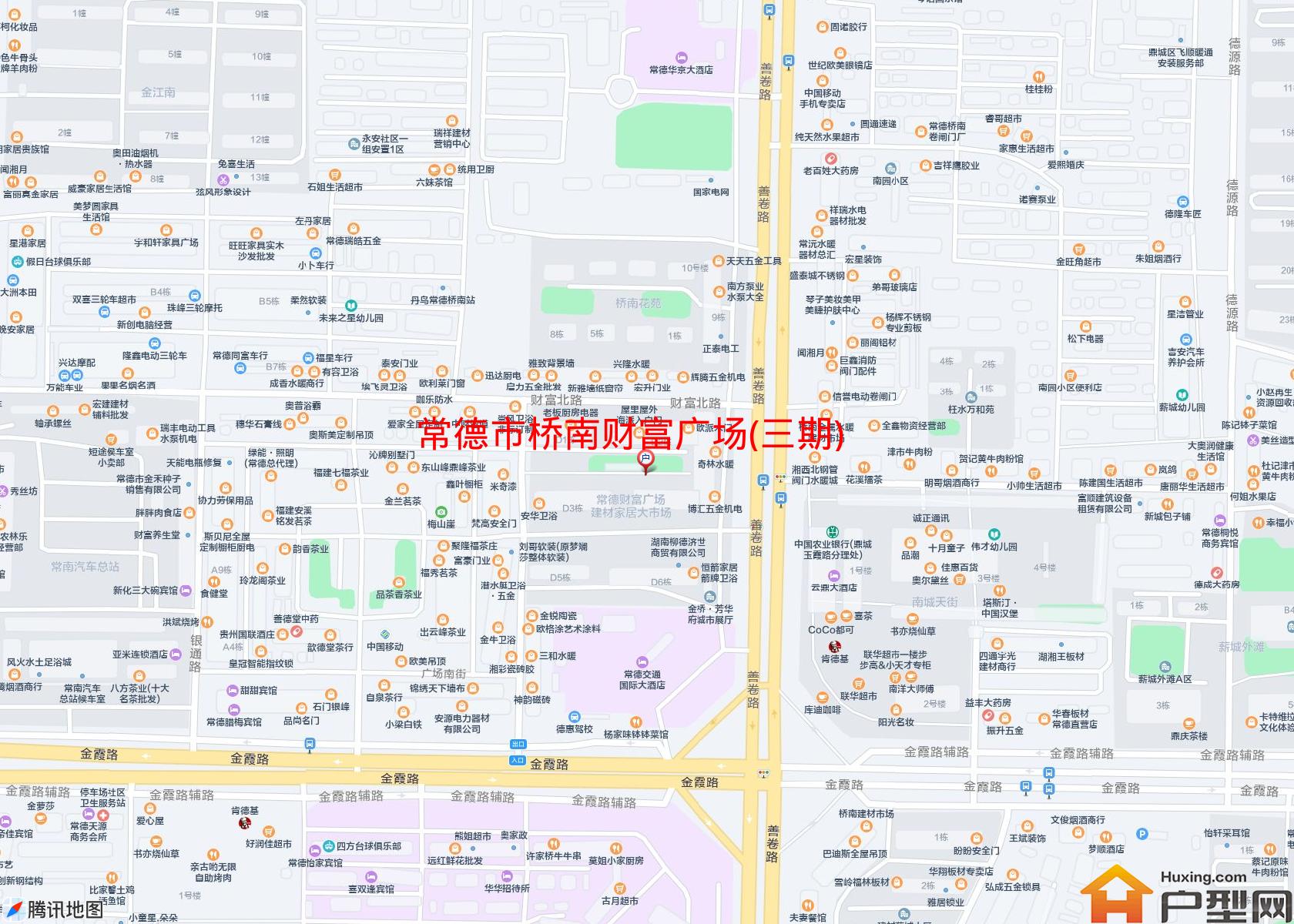 桥南财富广场(三期)小区 - 户型网