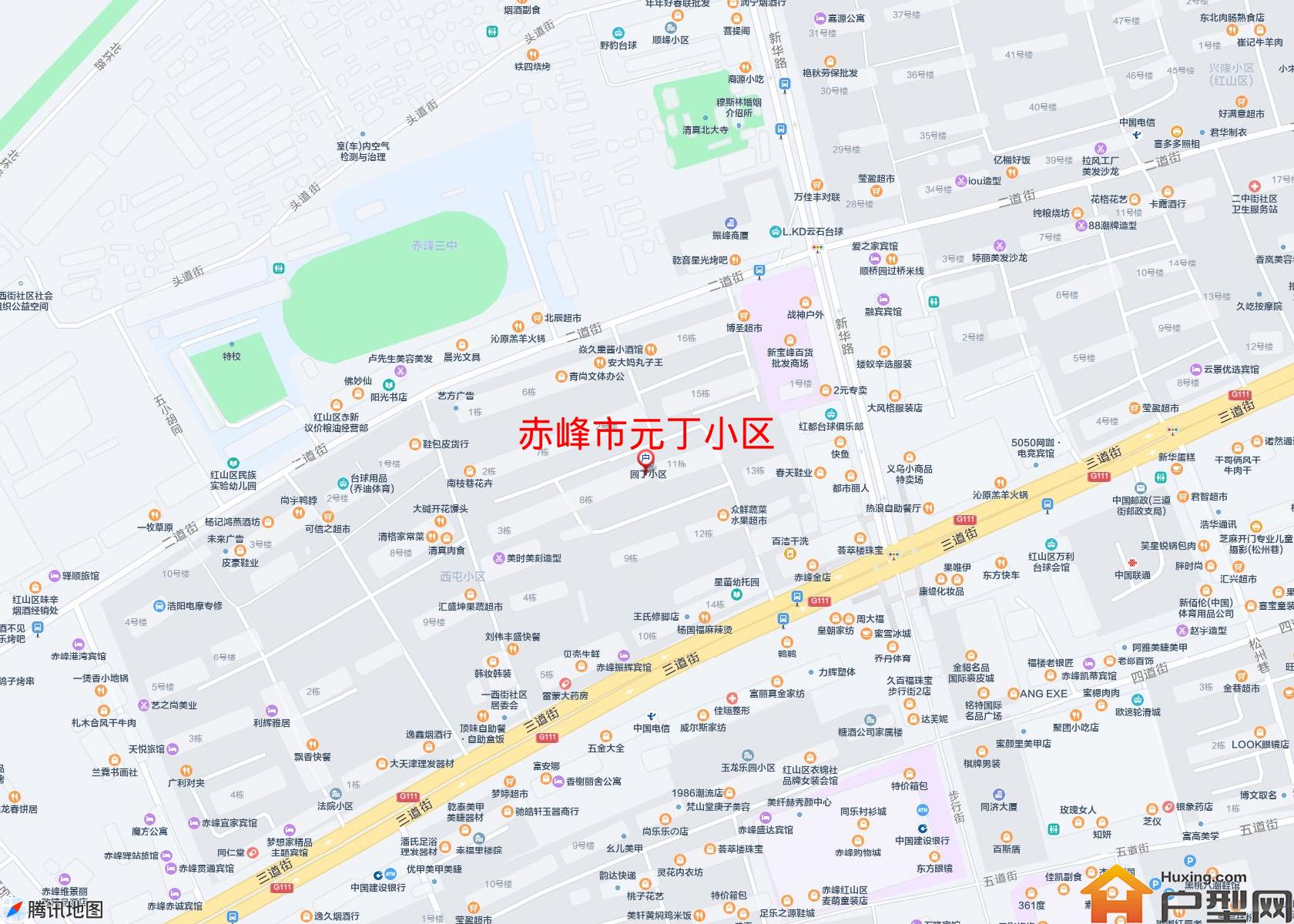 元丁小区小区 - 户型网
