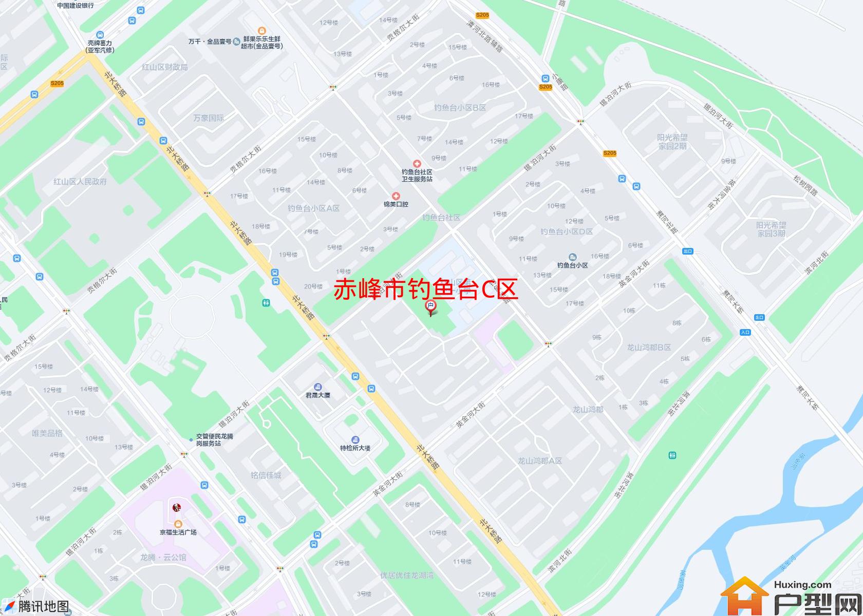 钓鱼台C区小区 - 户型网
