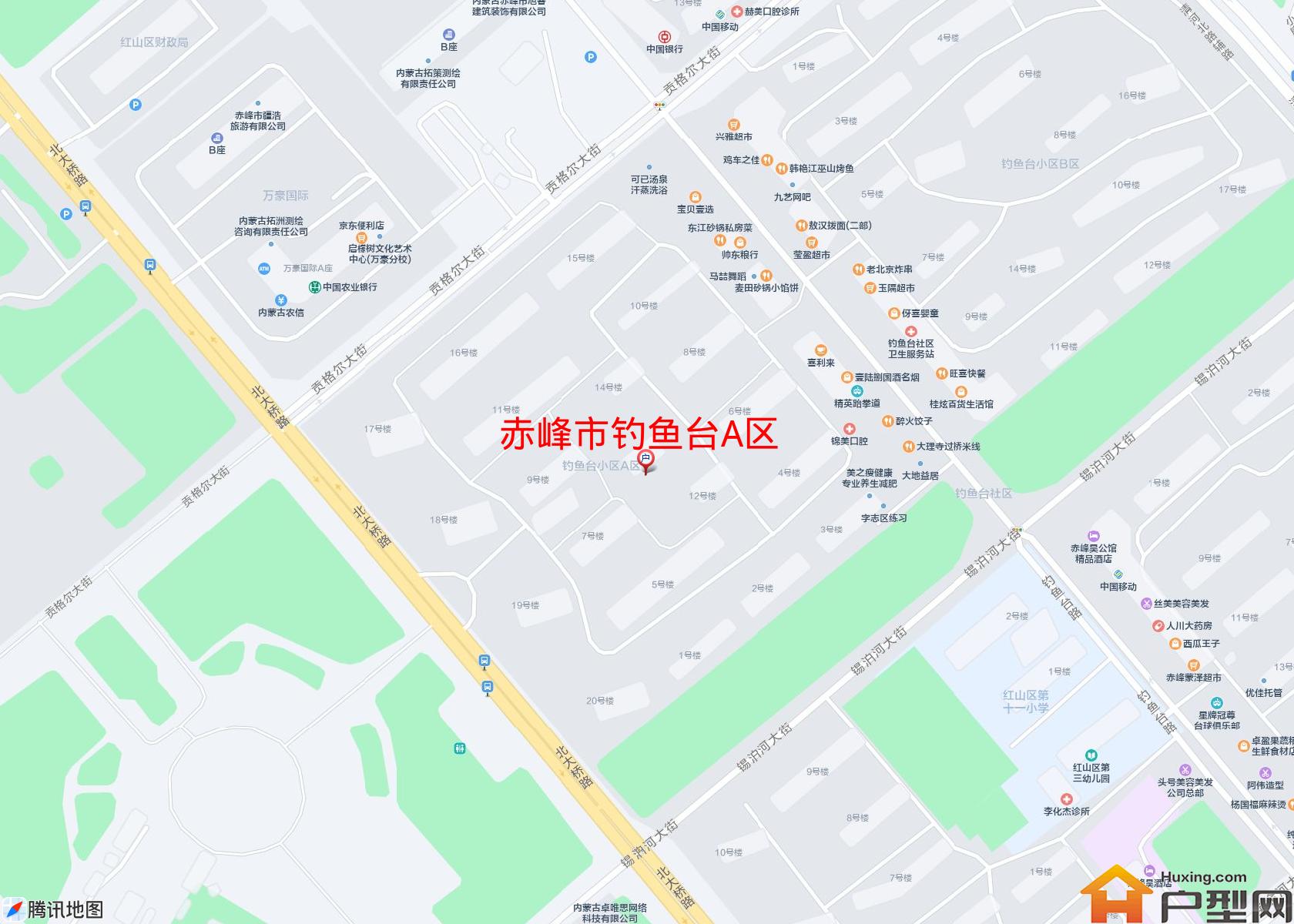 钓鱼台A区小区 - 户型网