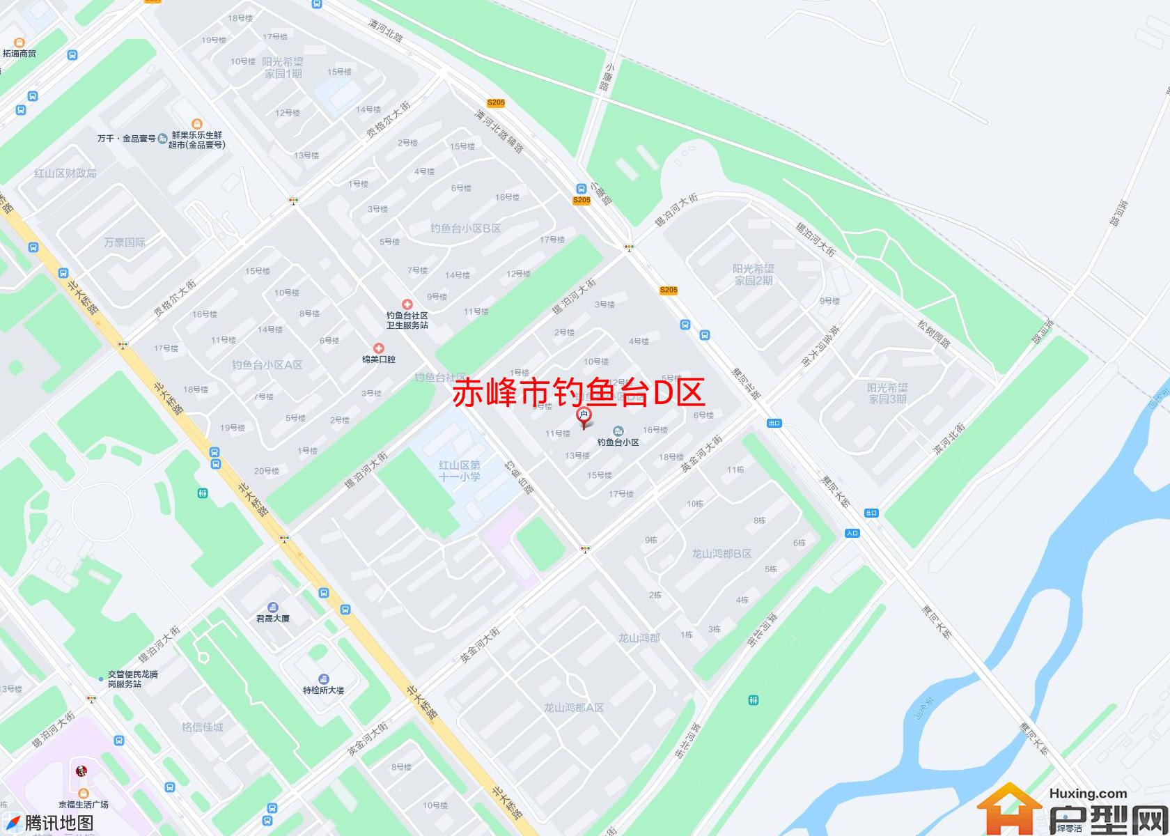 钓鱼台D区小区 - 户型网