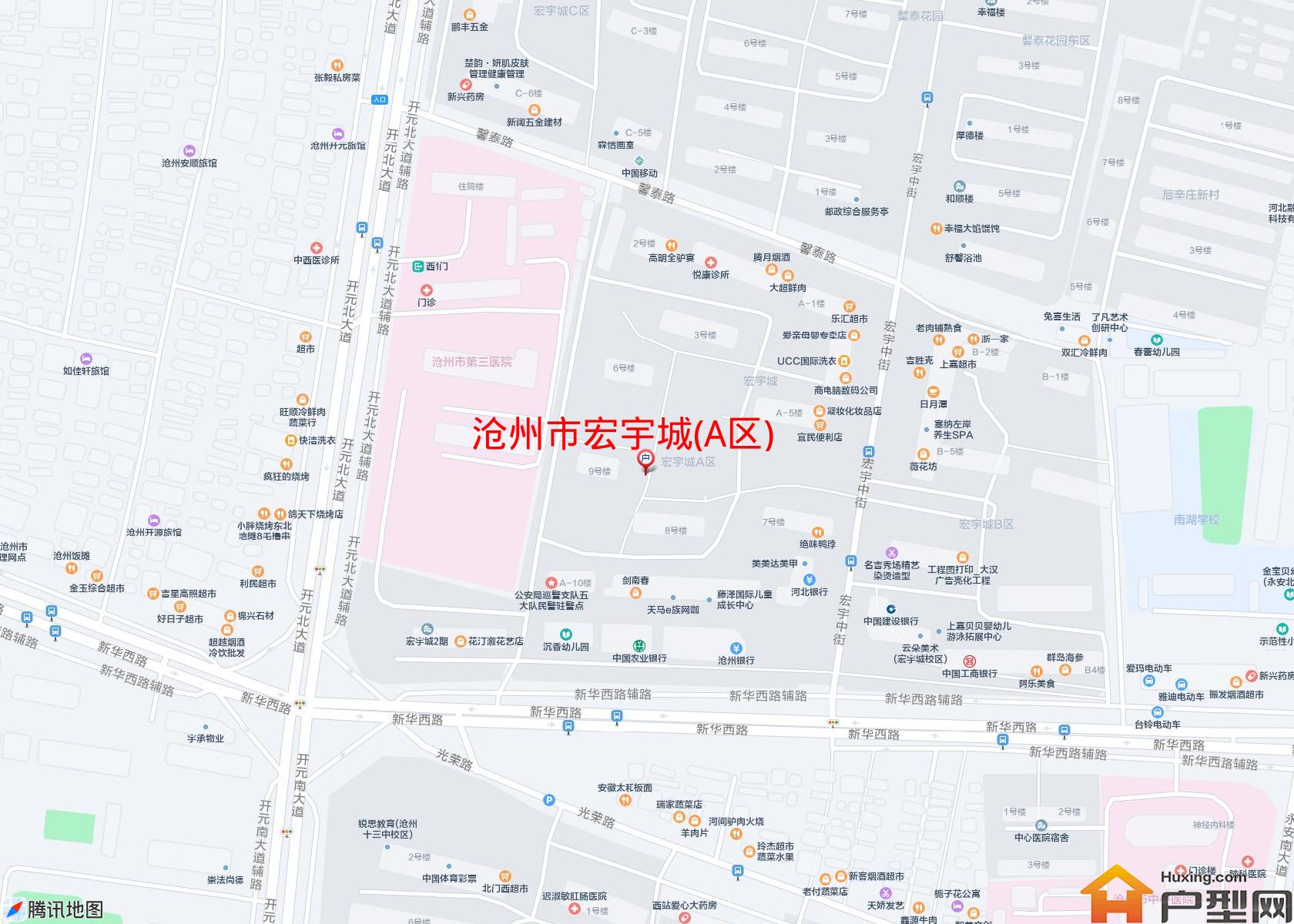宏宇城(A区)小区 - 户型网