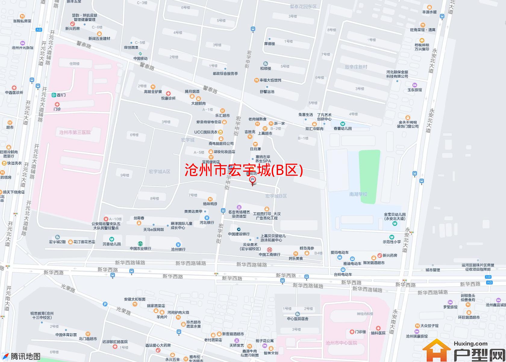宏宇城(B区)小区 - 户型网