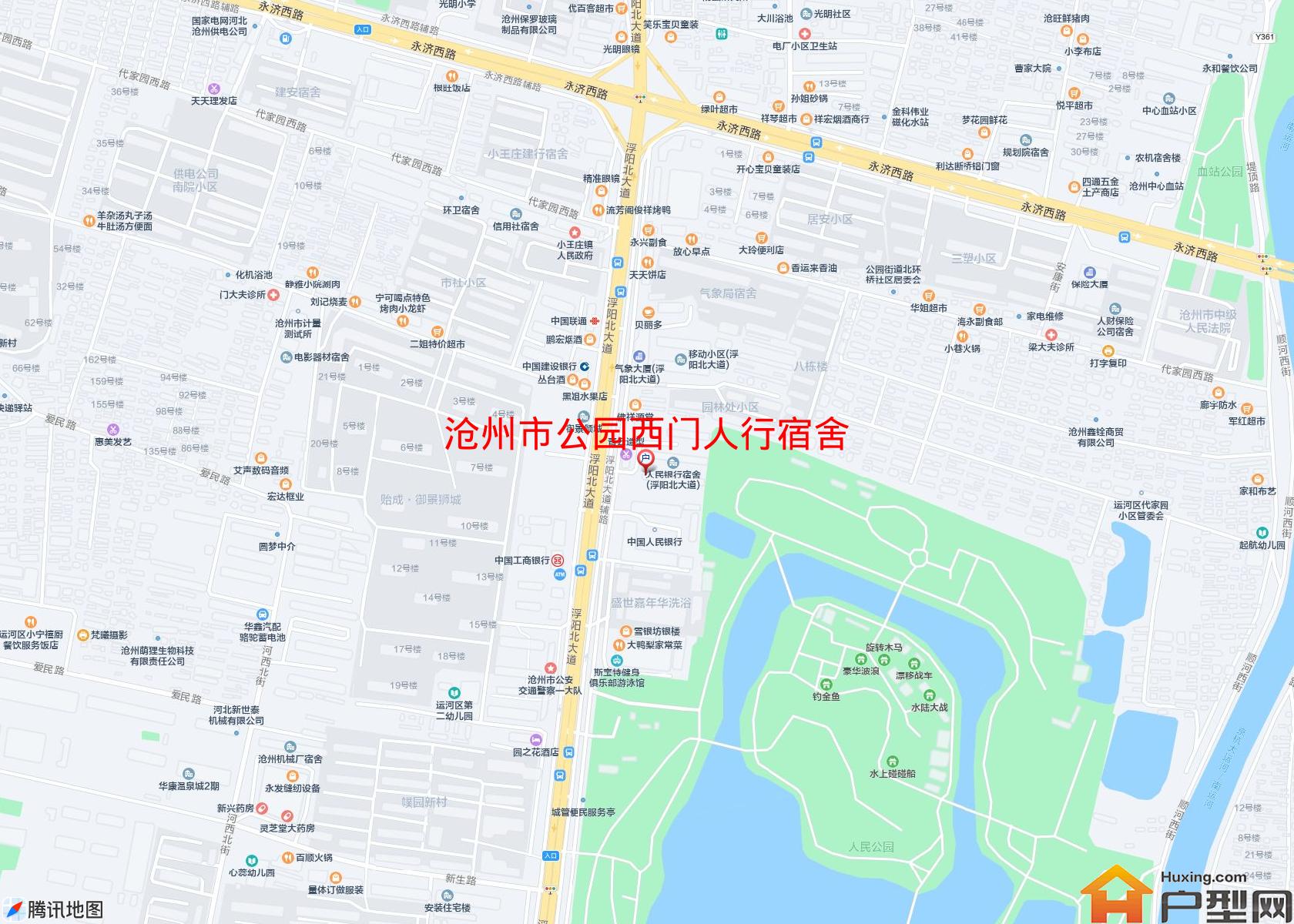 公园西门人行宿舍小区 - 户型网