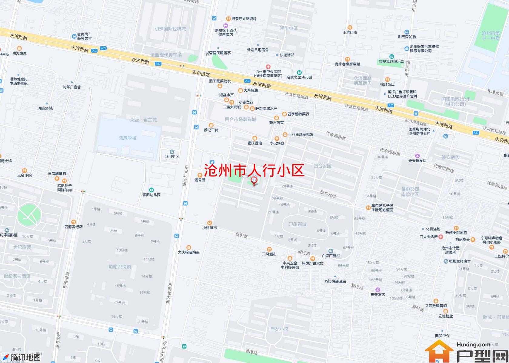 人行小区小区 - 户型网