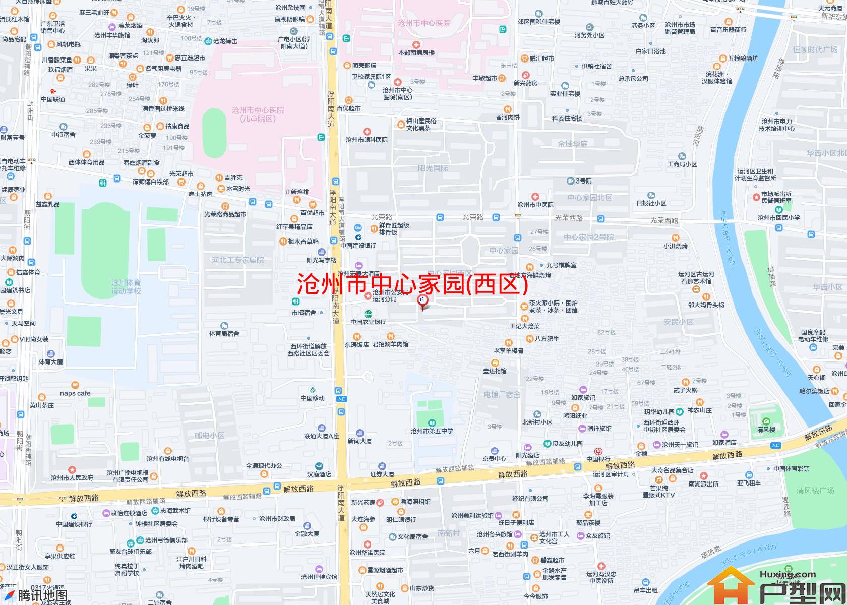 中心家园(西区)小区 - 户型网