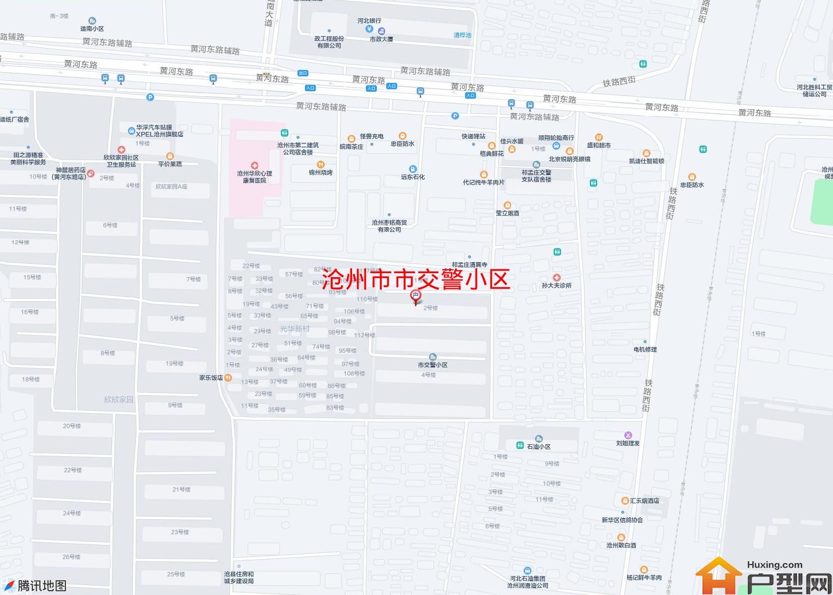 市交警小区小区 - 户型网