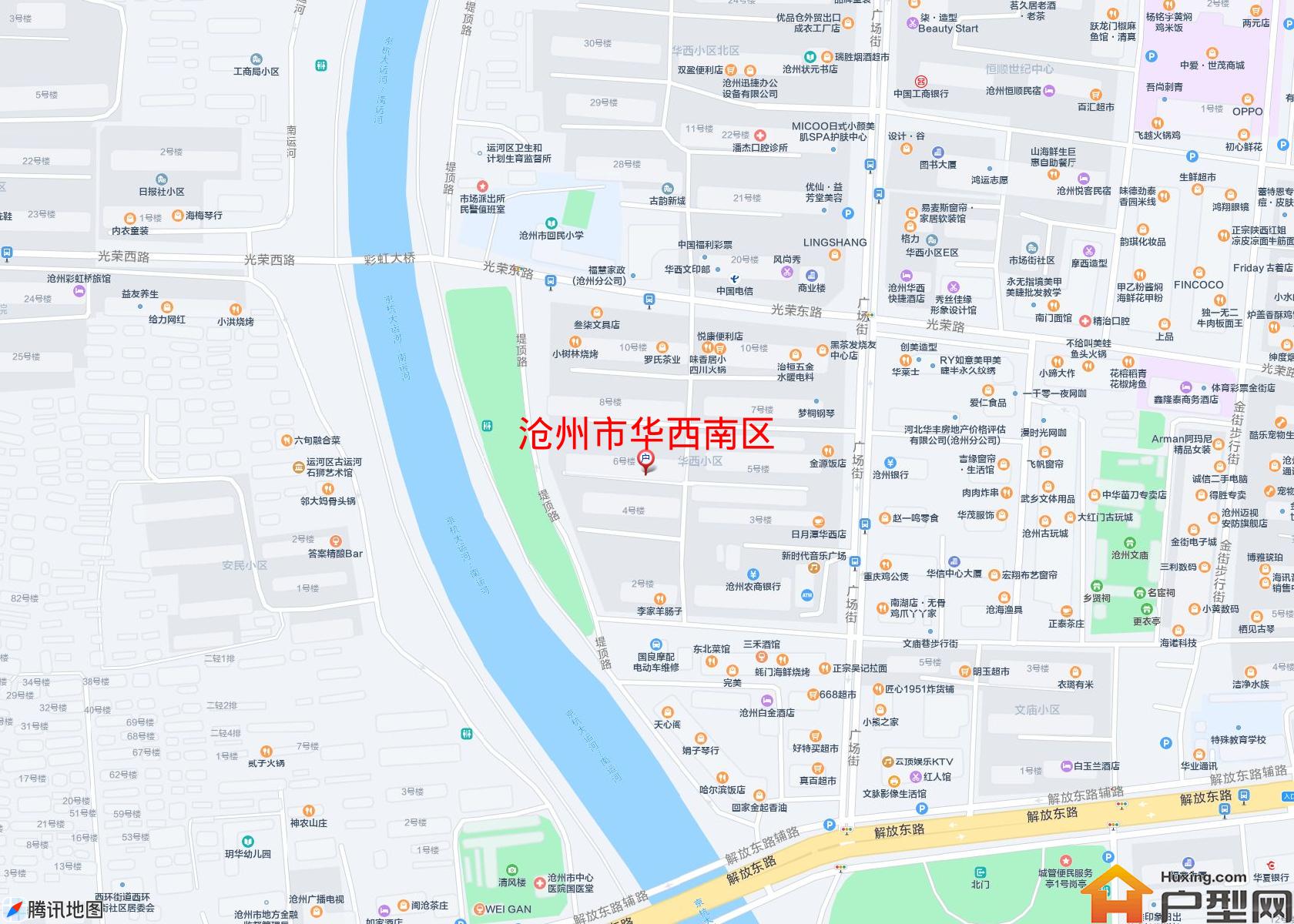 华西南区小区 - 户型网