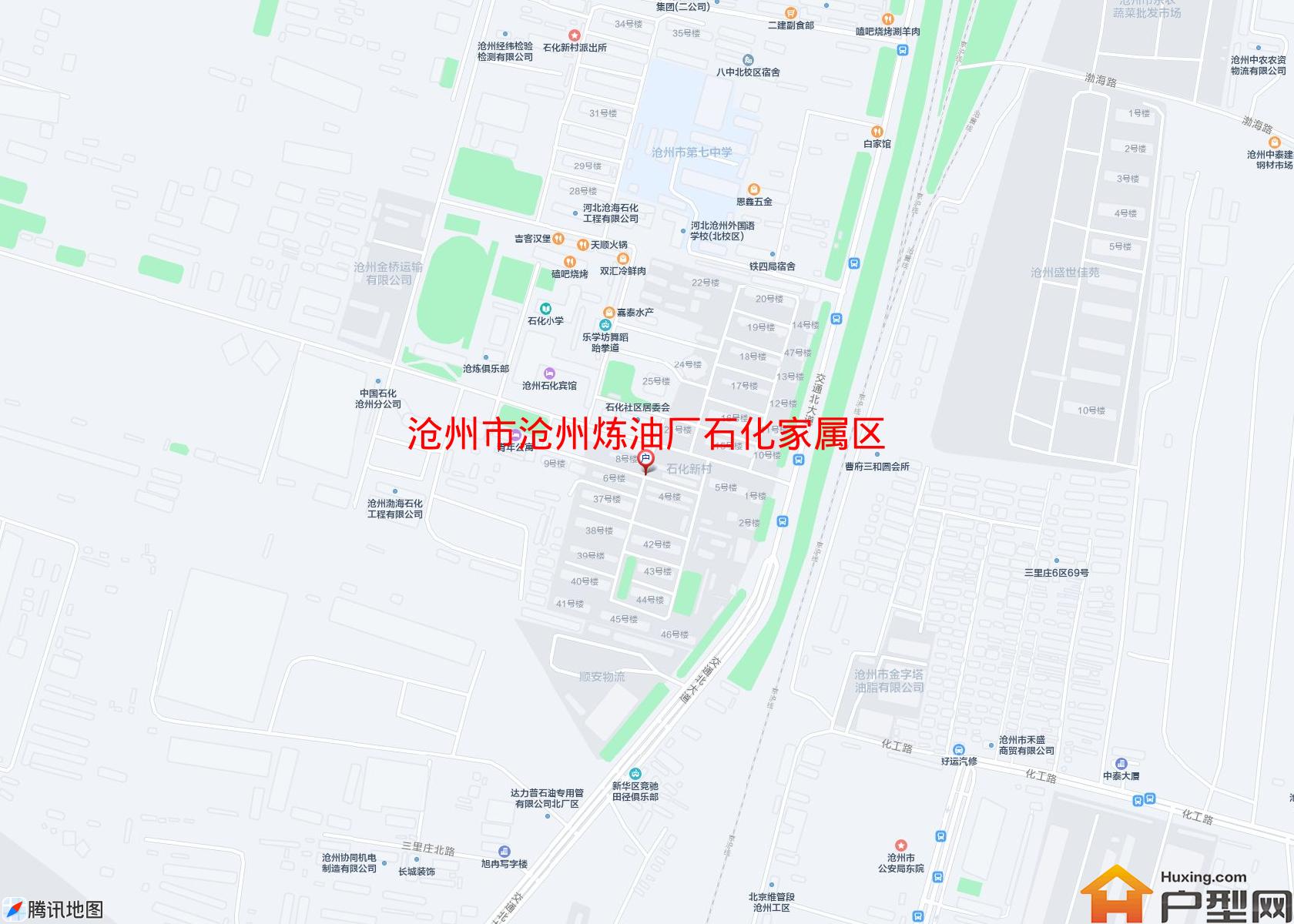 沧州炼油厂石化家属区小区 - 户型网