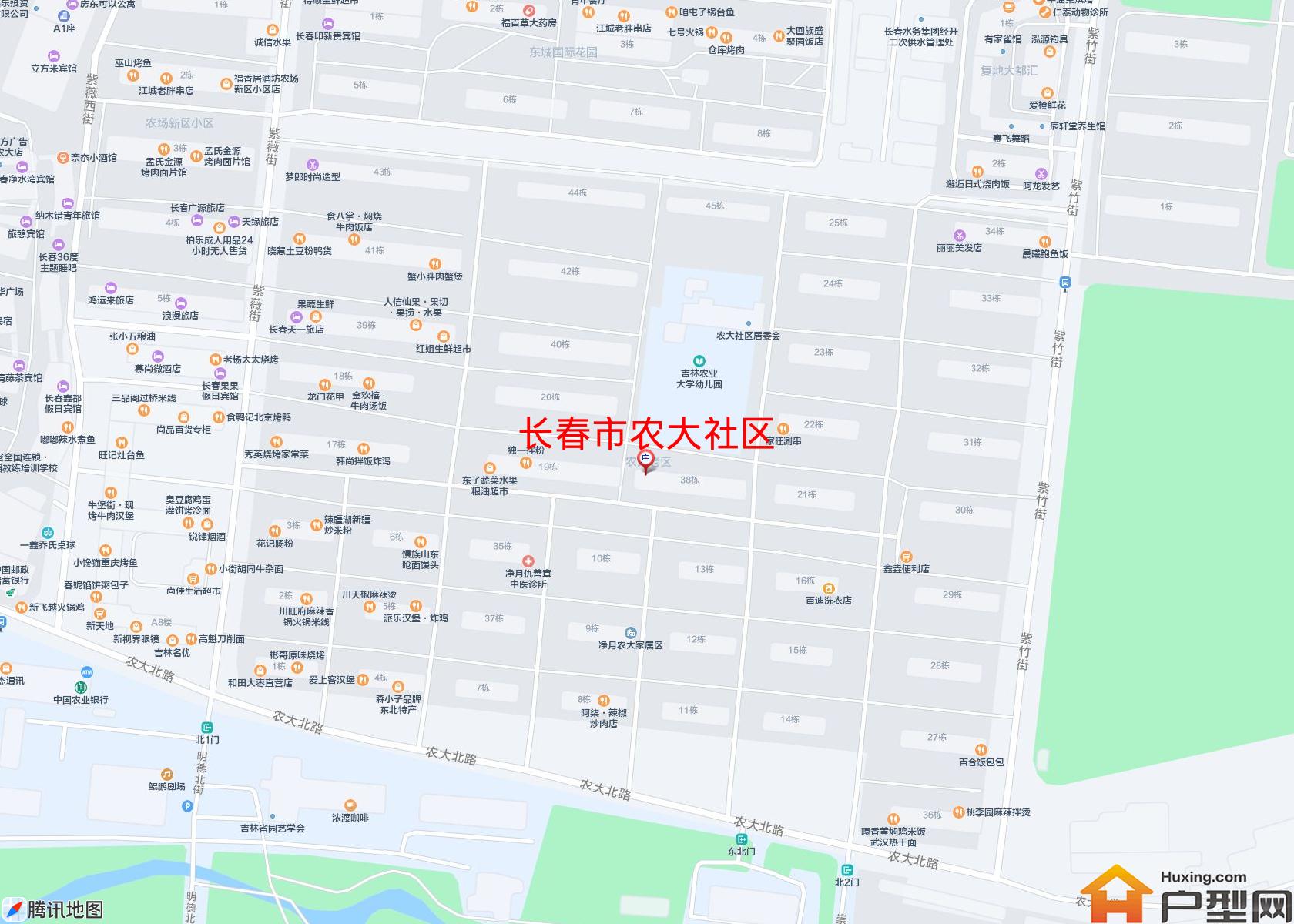 农大社区小区 - 户型网