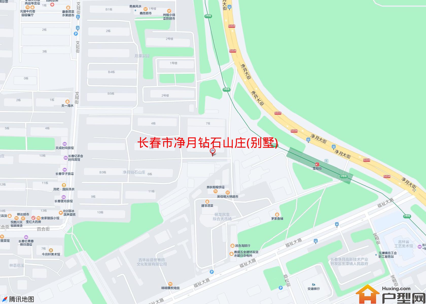 净月钻石山庄(别墅)小区 - 户型网