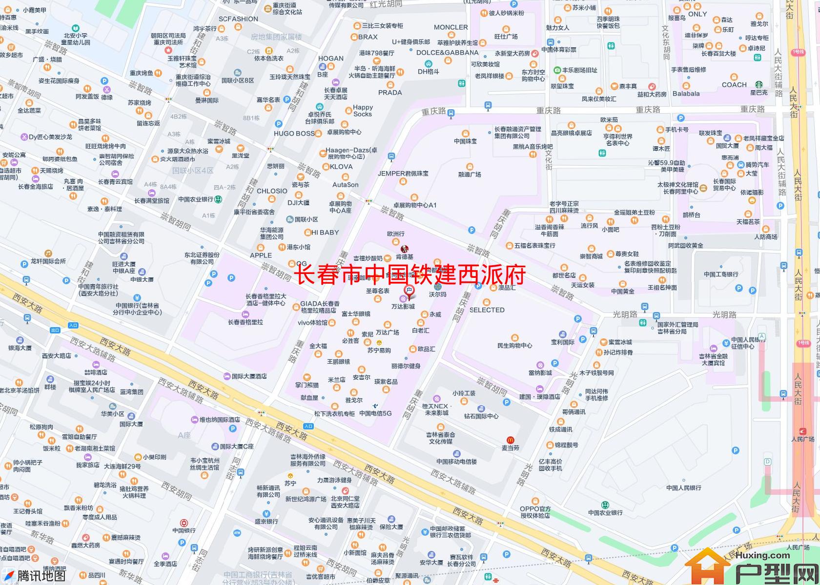 中国铁建西派府小区 - 户型网