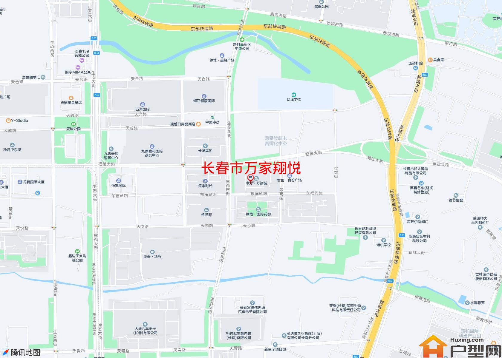 万家翔悦小区 - 户型网