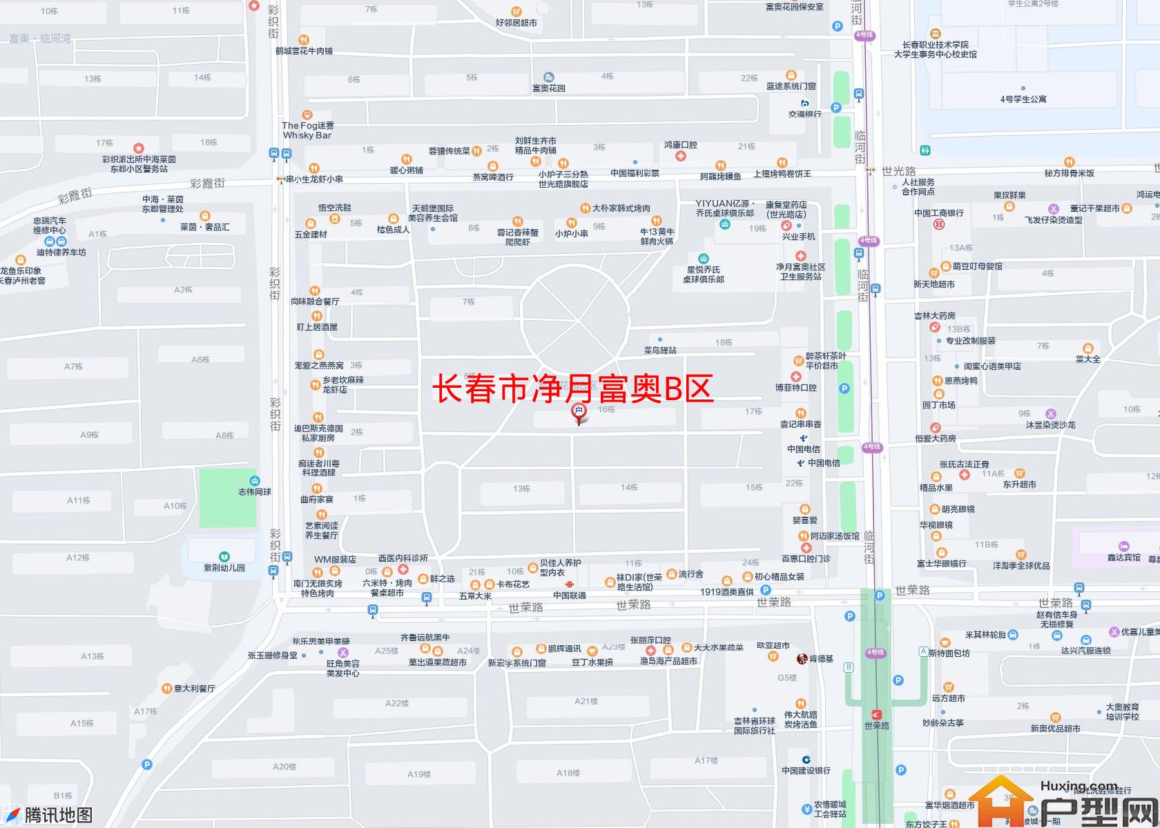 净月富奥B区小区 - 户型网 净月富奥B区小区 - 户型网