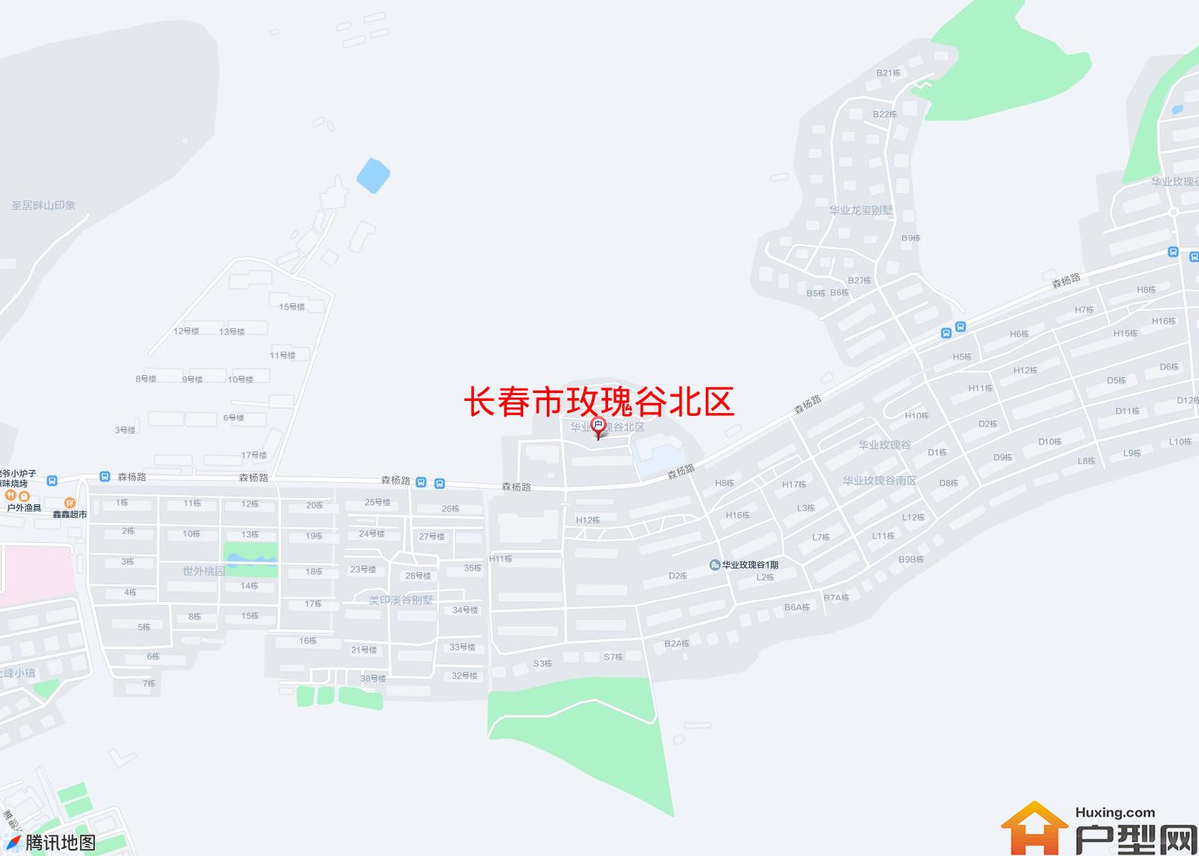 玫瑰谷北区小区 - 户型网