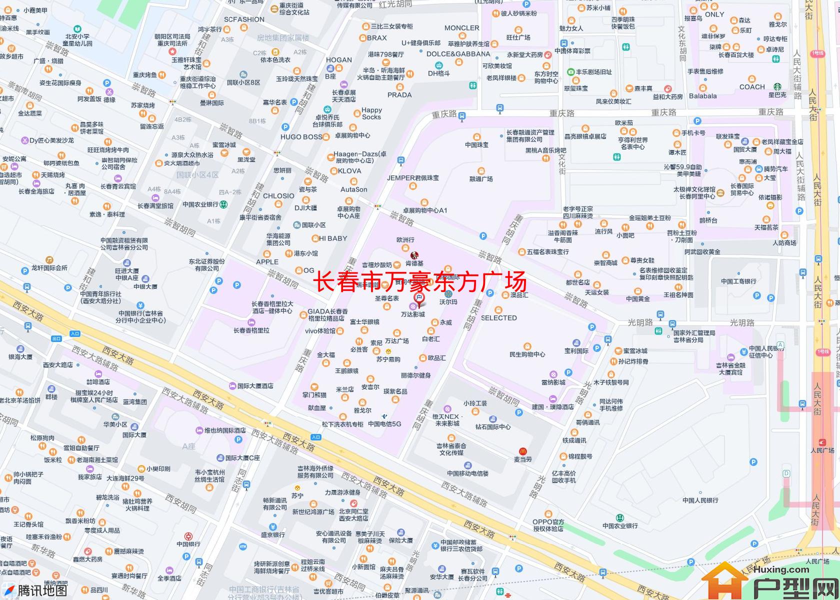 万豪东方广场小区 - 户型网