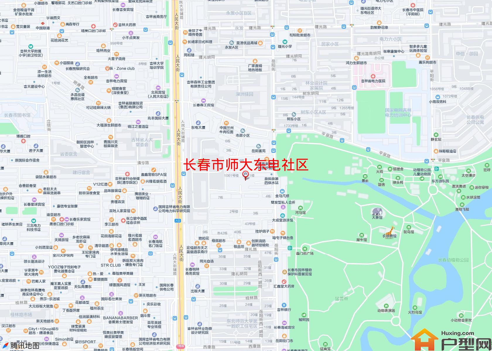 师大东电社区小区 - 户型网
