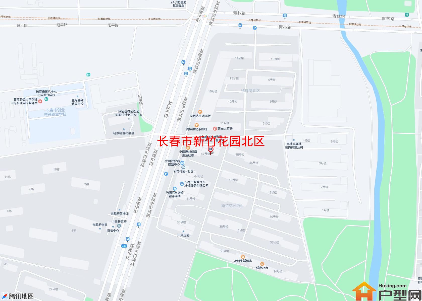 新竹花园北区小区 - 户型网