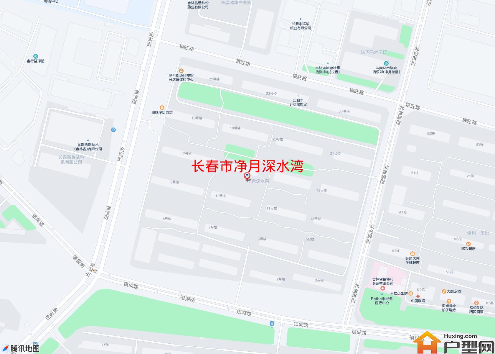 净月深水湾小区 - 户型网