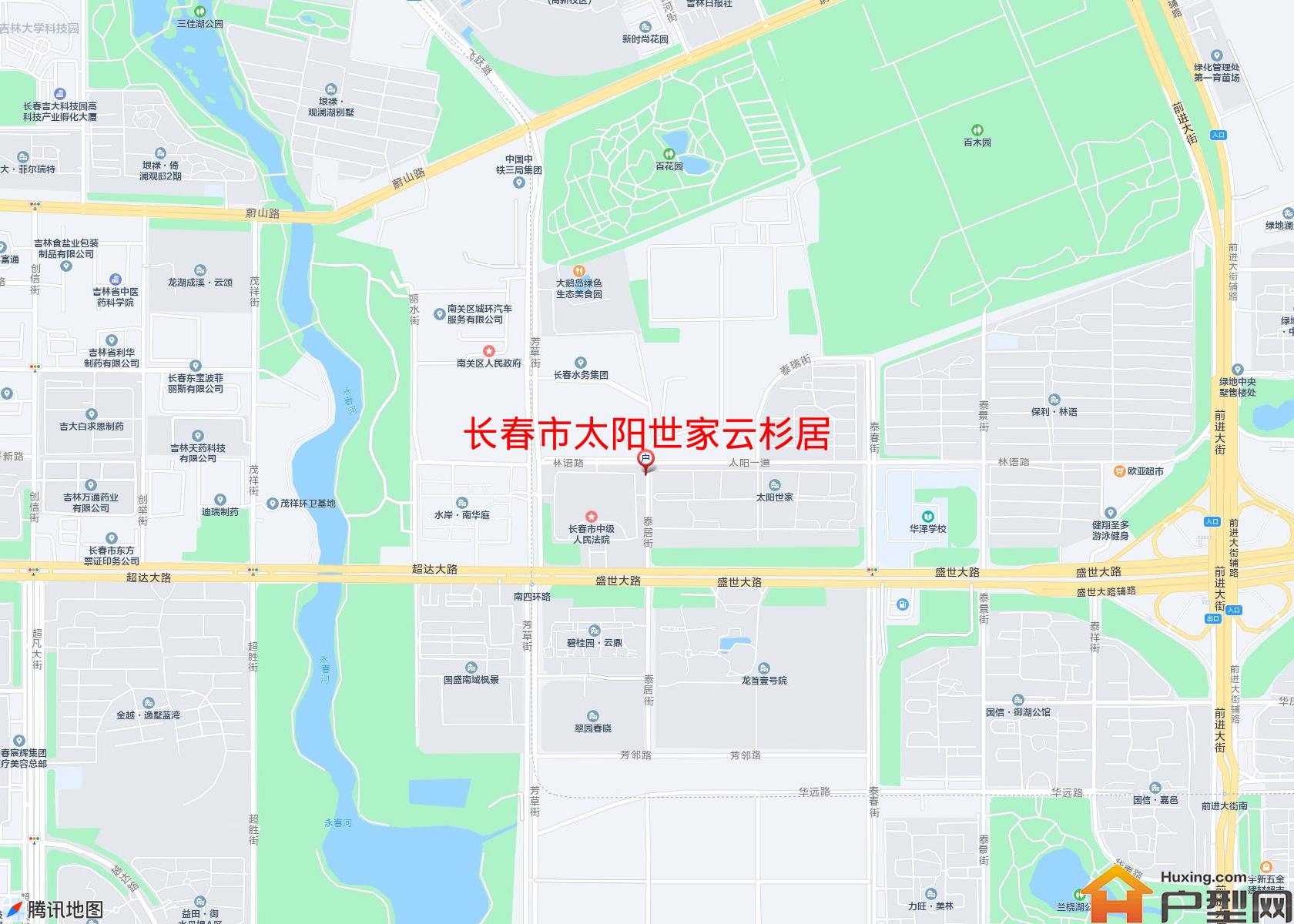 太阳世家云杉居小区 - 户型网