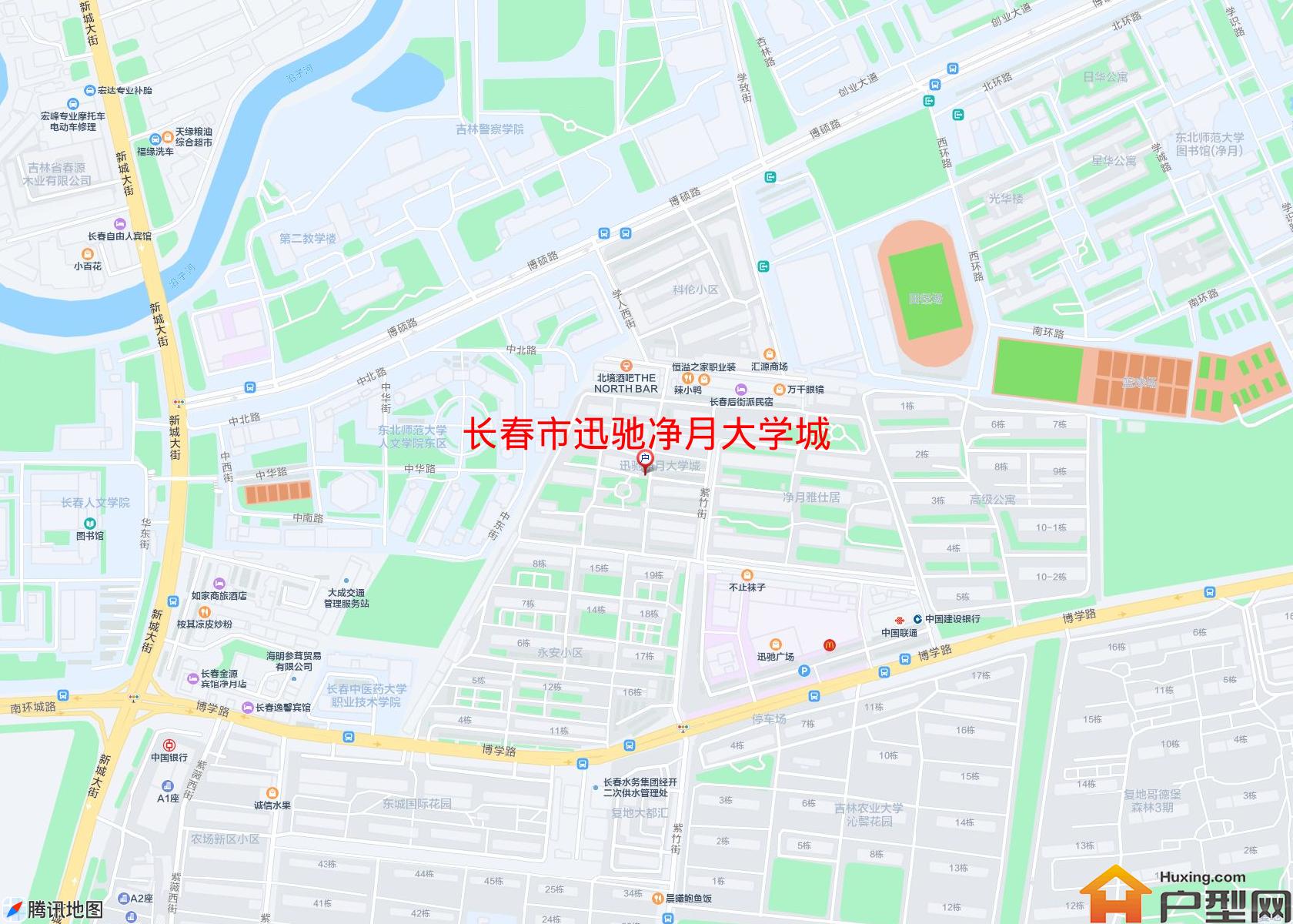 迅驰净月大学城小区 - 户型网