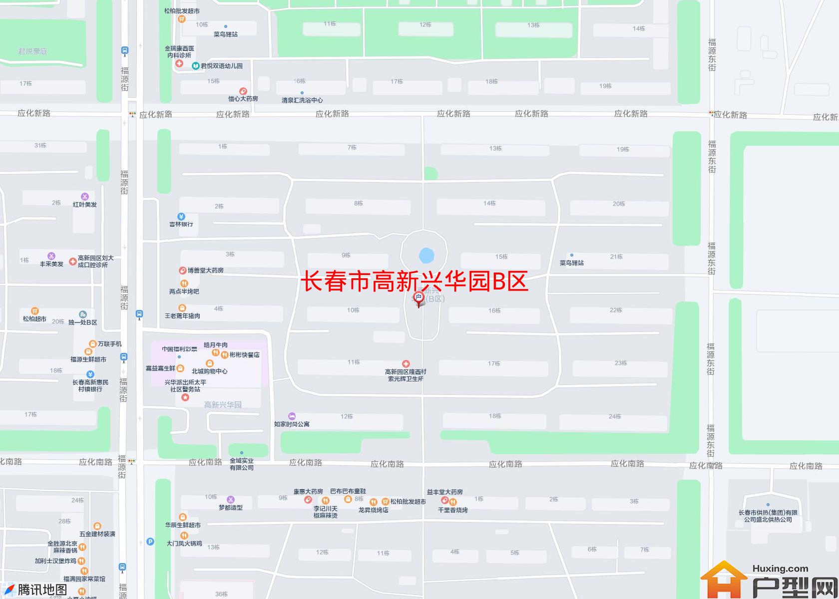 高新兴华园B区小区 - 户型网