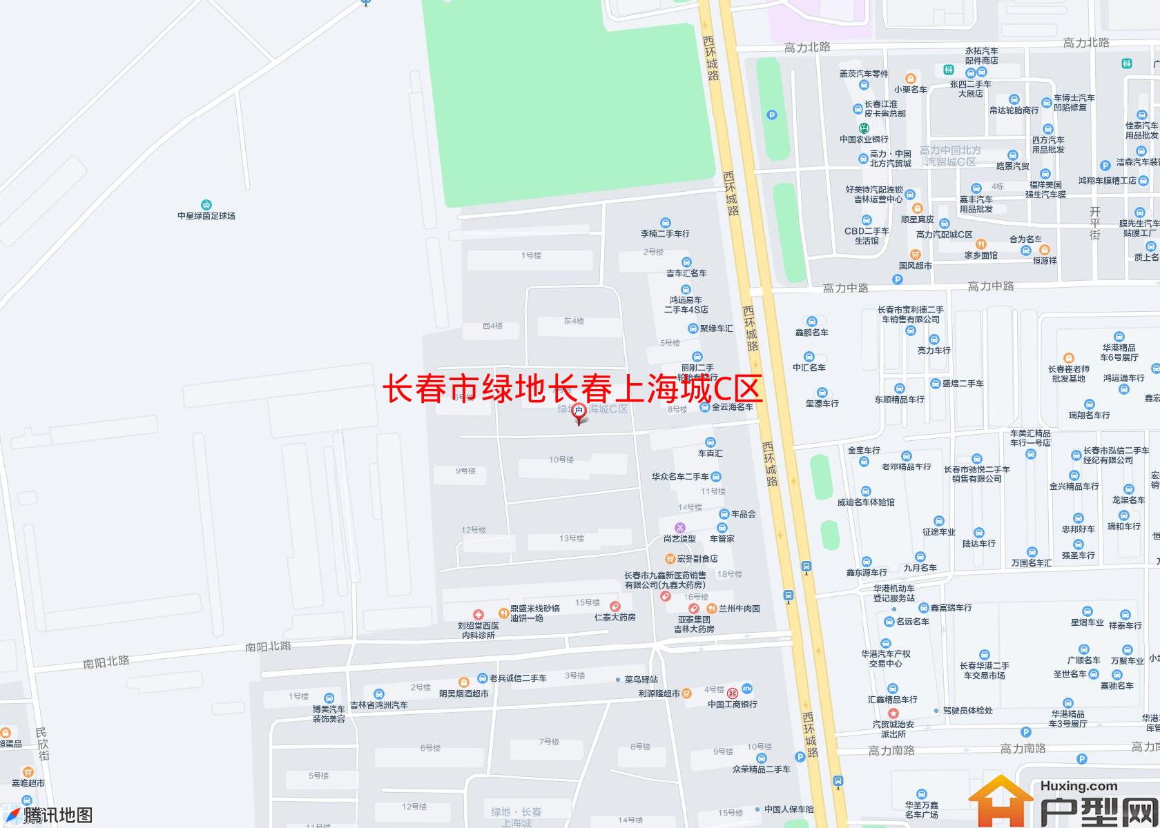 绿地长春上海城C区小区 - 户型网