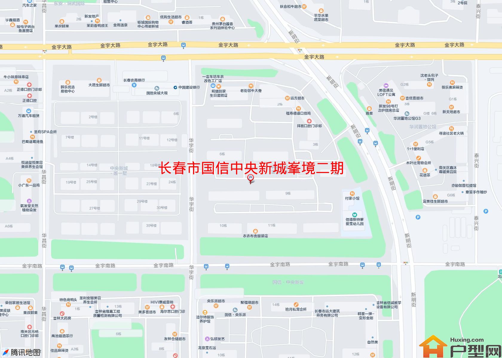 国信中央新城峯境二期小区 - 户型网