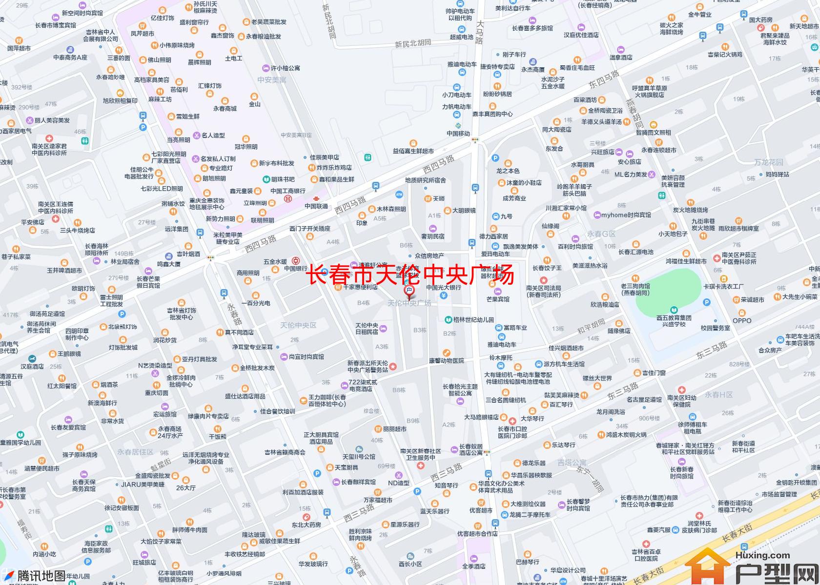 天伦中央广场小区 - 户型网
