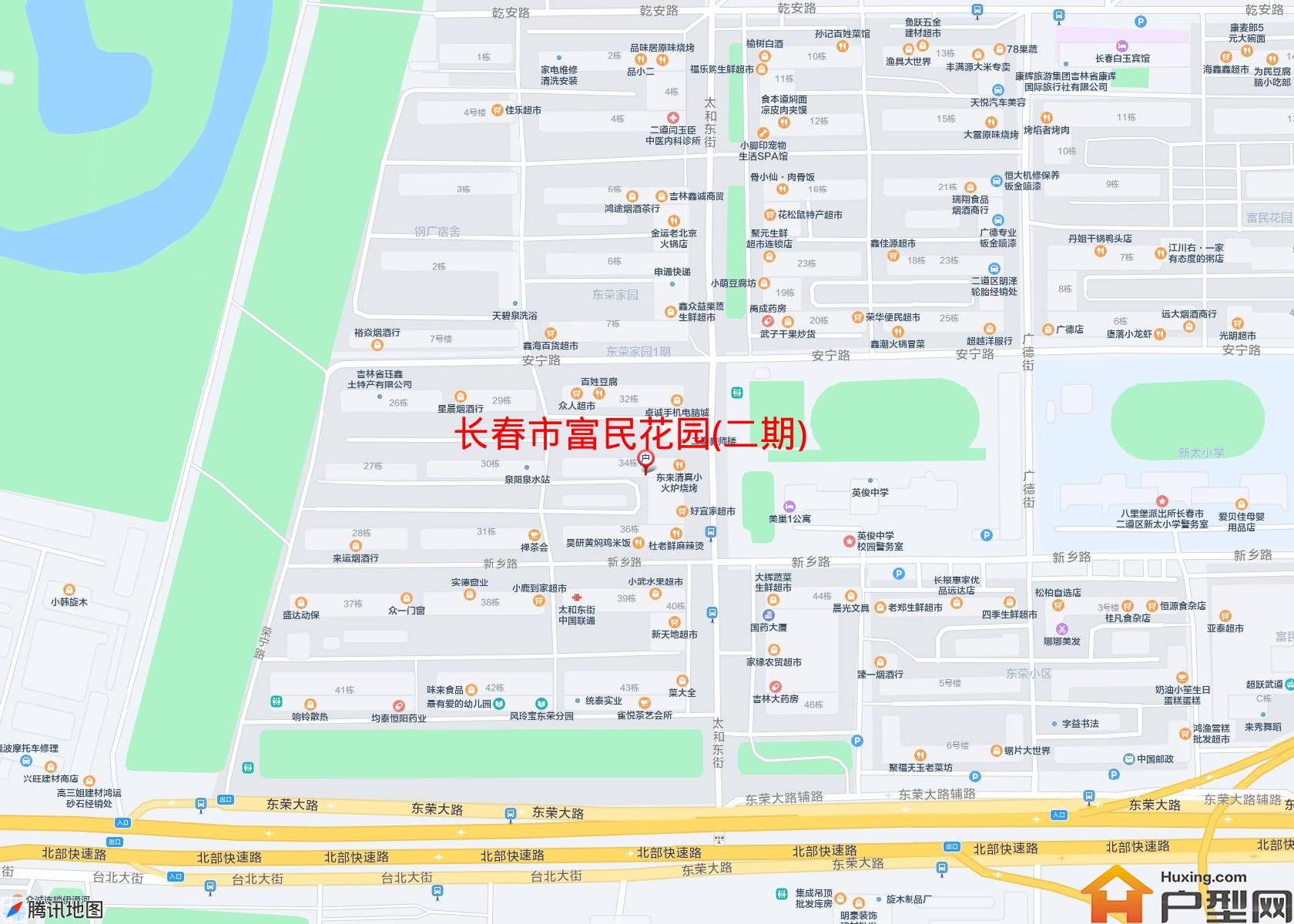 富民花园(二期)小区 - 户型网