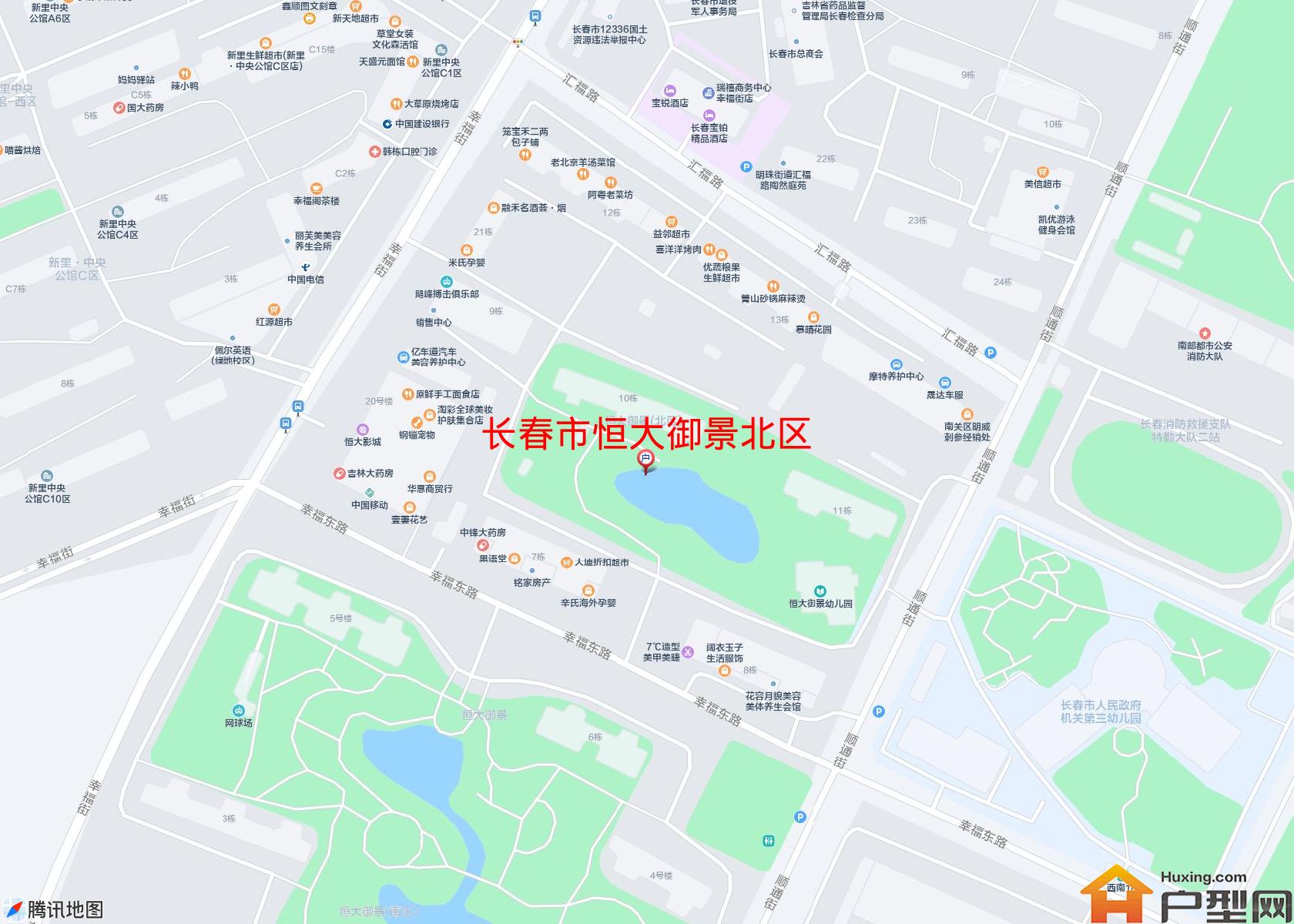 恒大御景北区小区 - 户型网