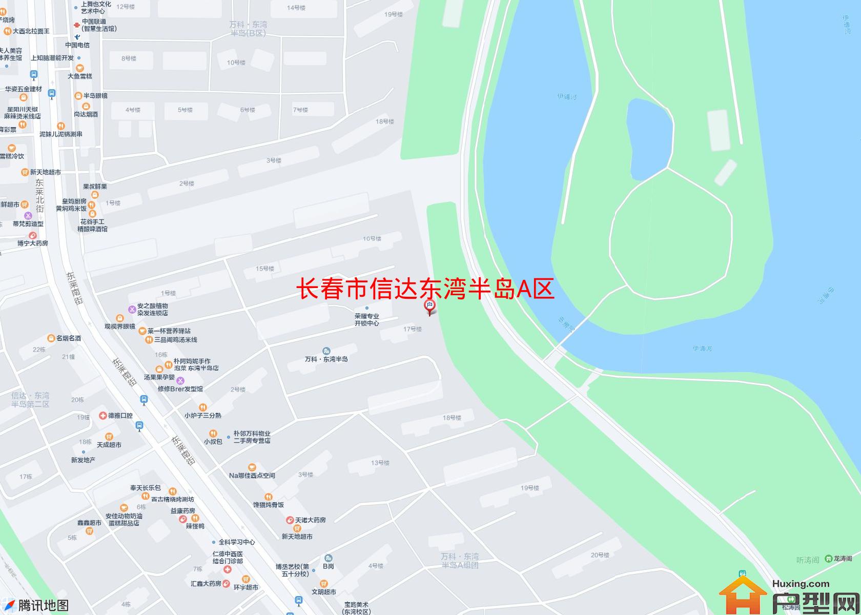 信达东湾半岛A区小区 - 户型网