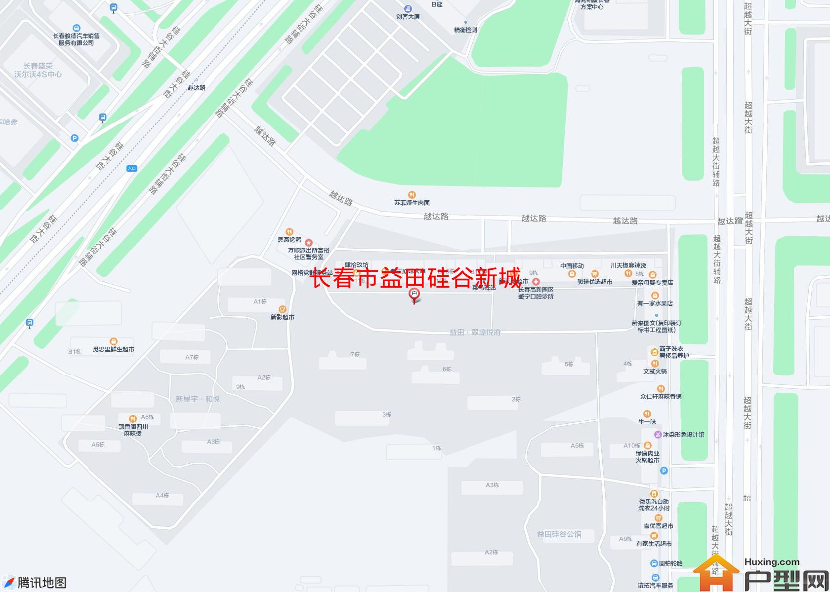 益田硅谷新城小区 - 户型网