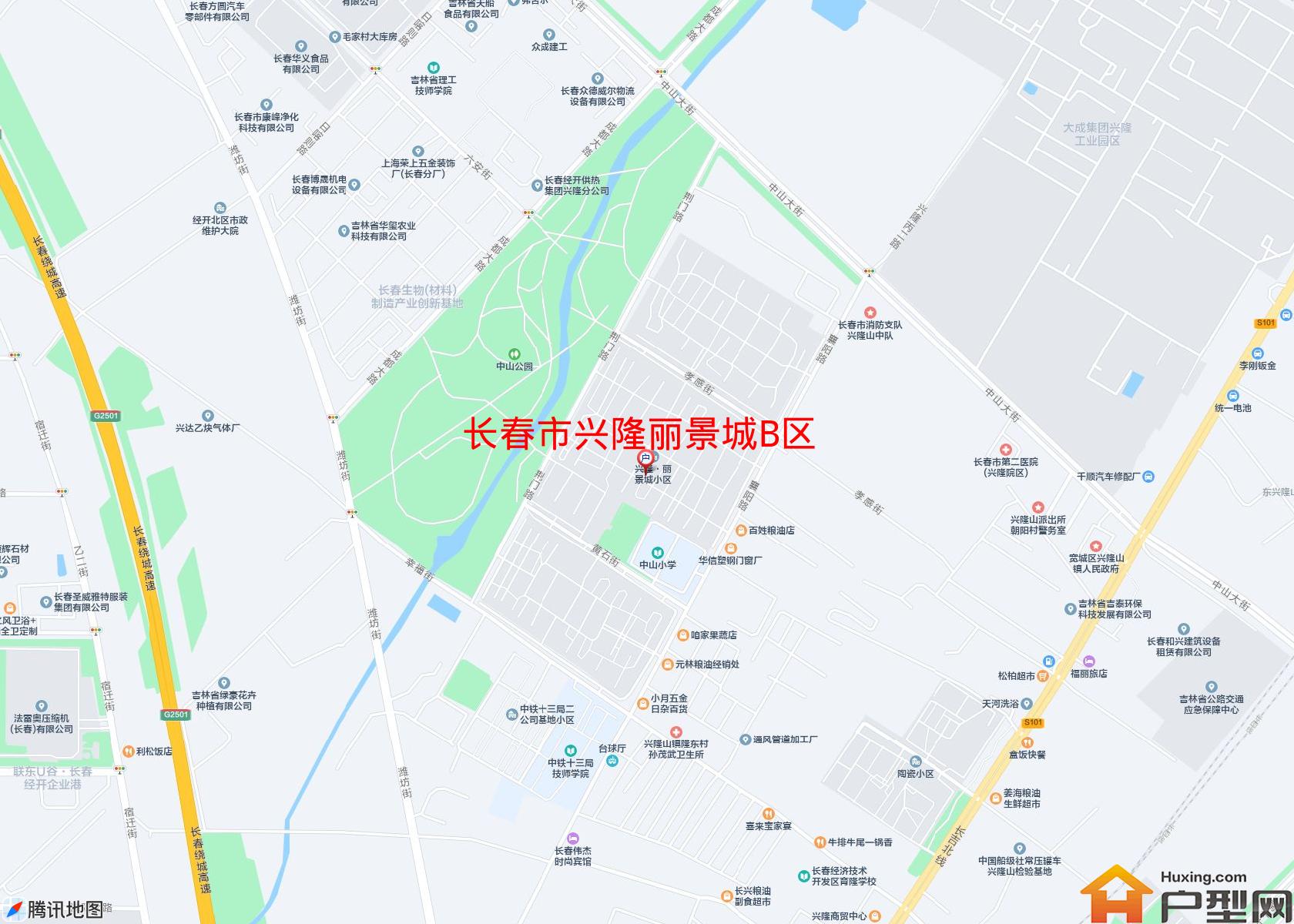 兴隆丽景城B区小区 - 户型网