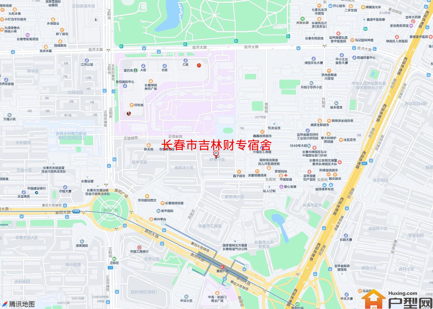 吉林财专宿舍小区 - 户型网