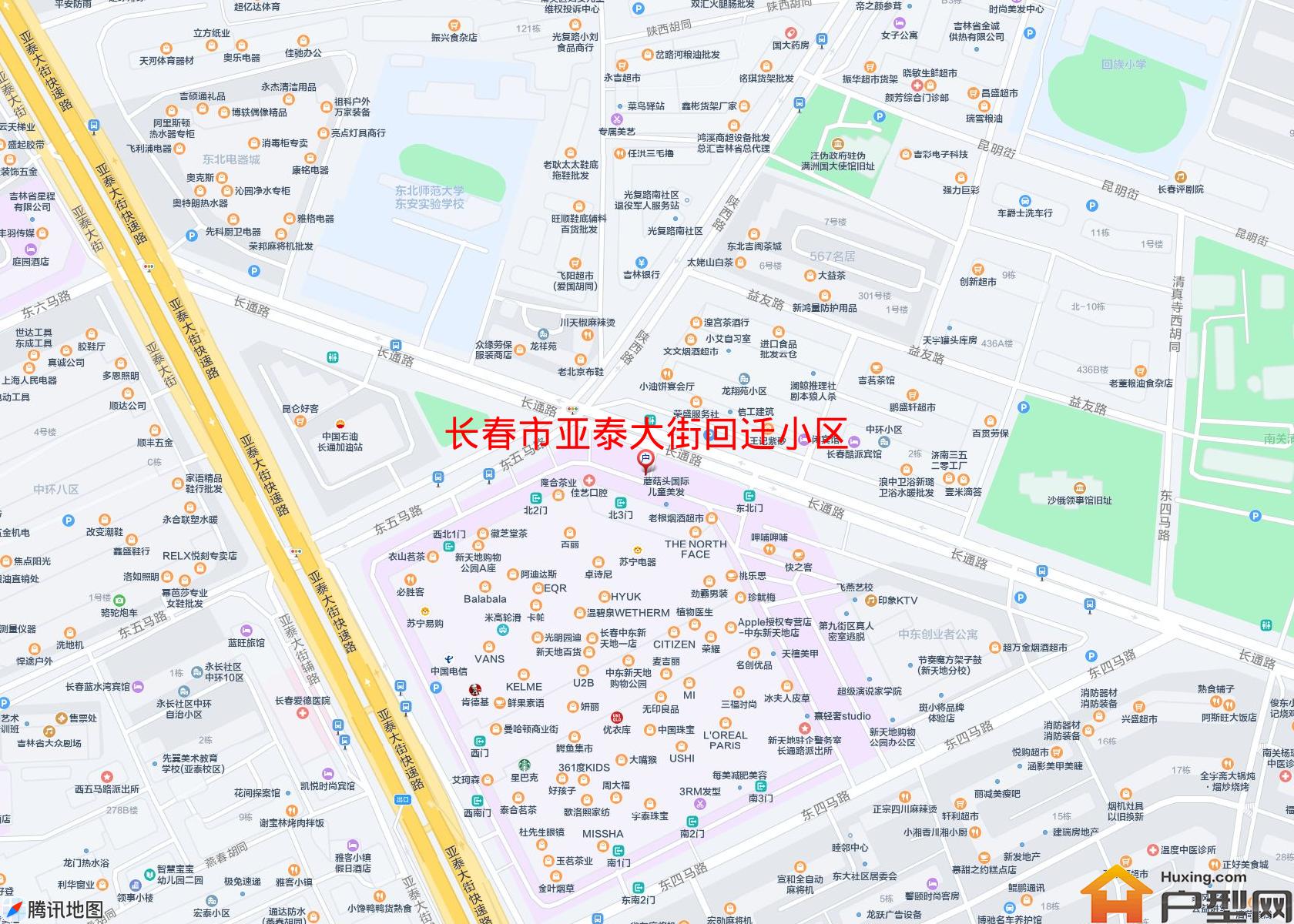 亚泰大街回迁小区小区 - 户型网