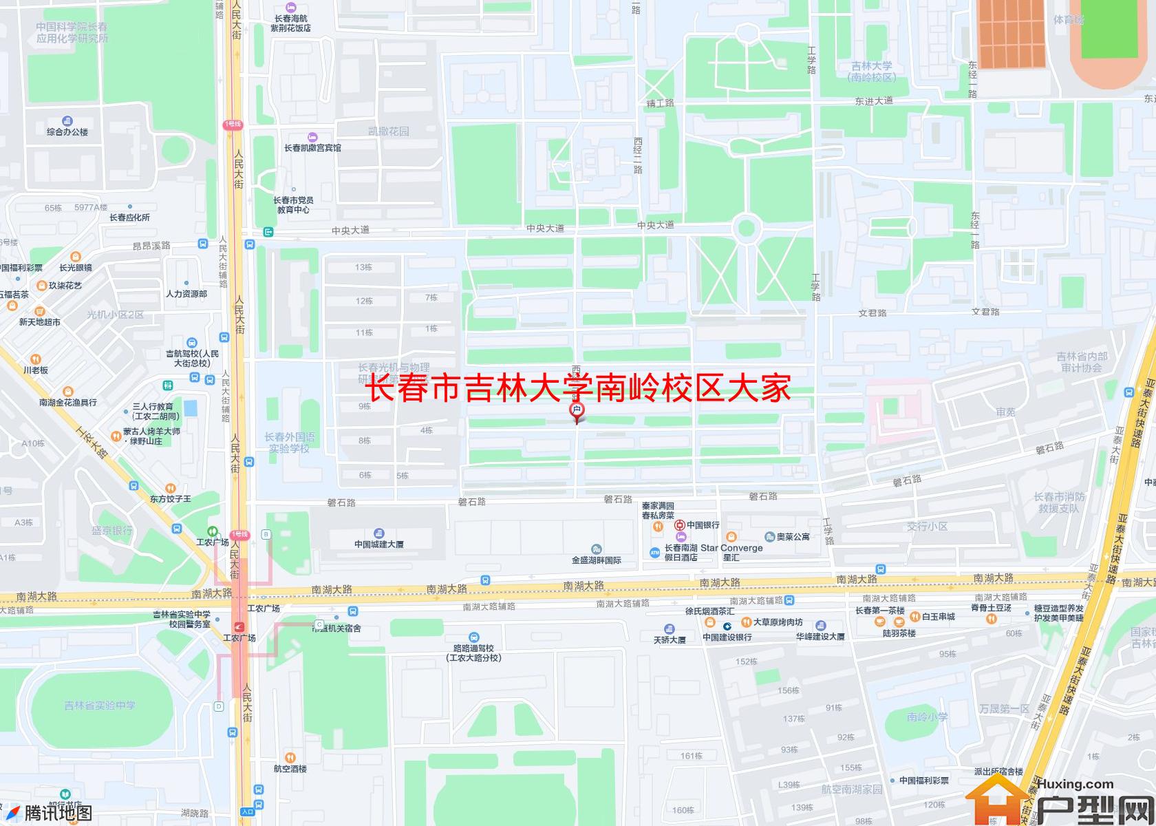 吉林大学南岭校区大家属院小区 - 户型网