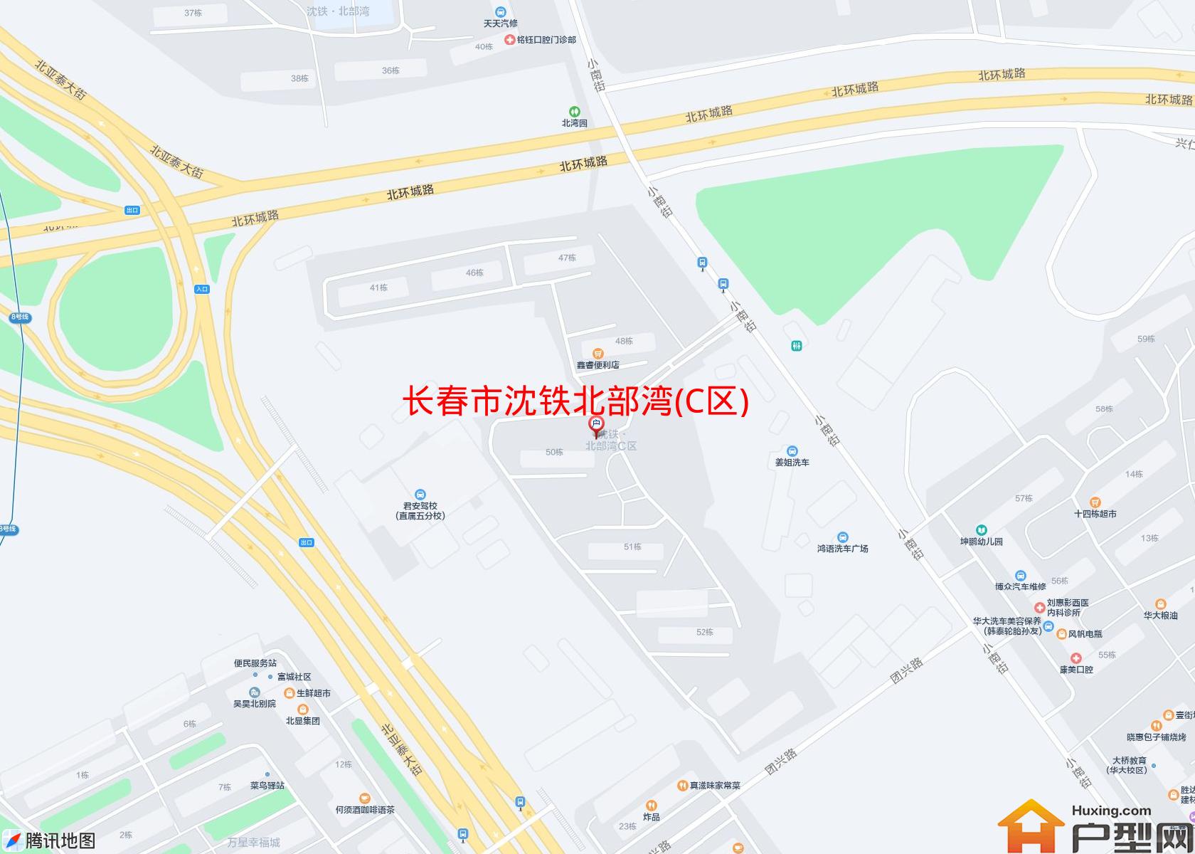 沈铁北部湾(C区)小区 - 户型网