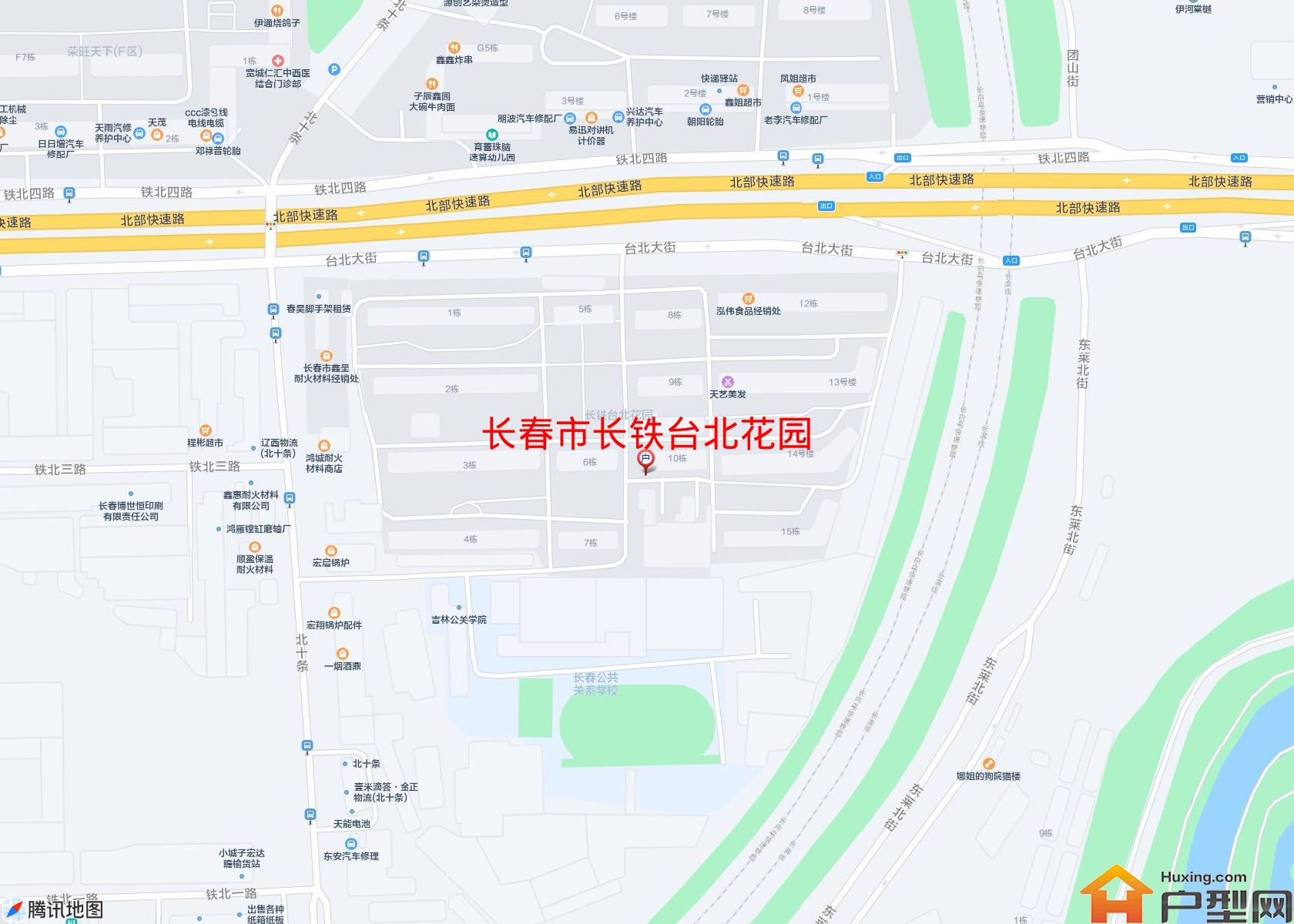 长铁台北花园小区 - 户型网