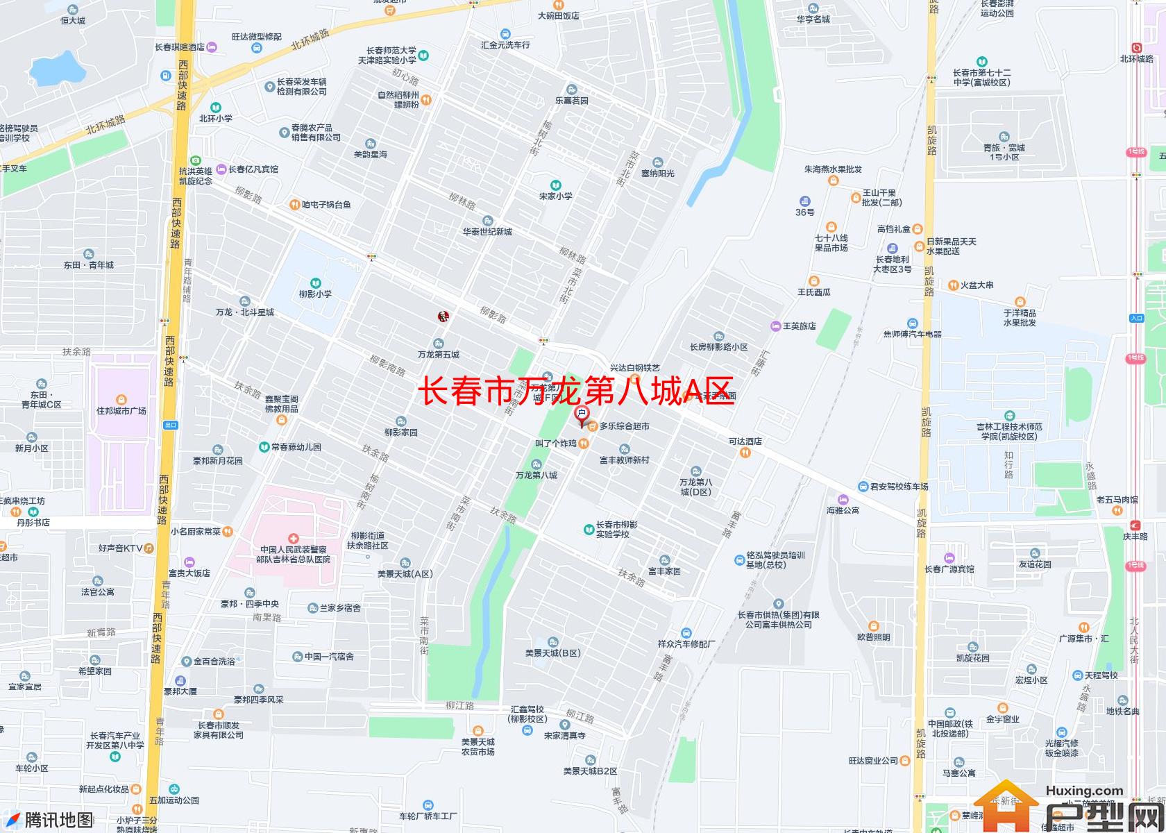 万龙第八城A区小区 - 户型网 万龙第八城A区小区 - 户型网