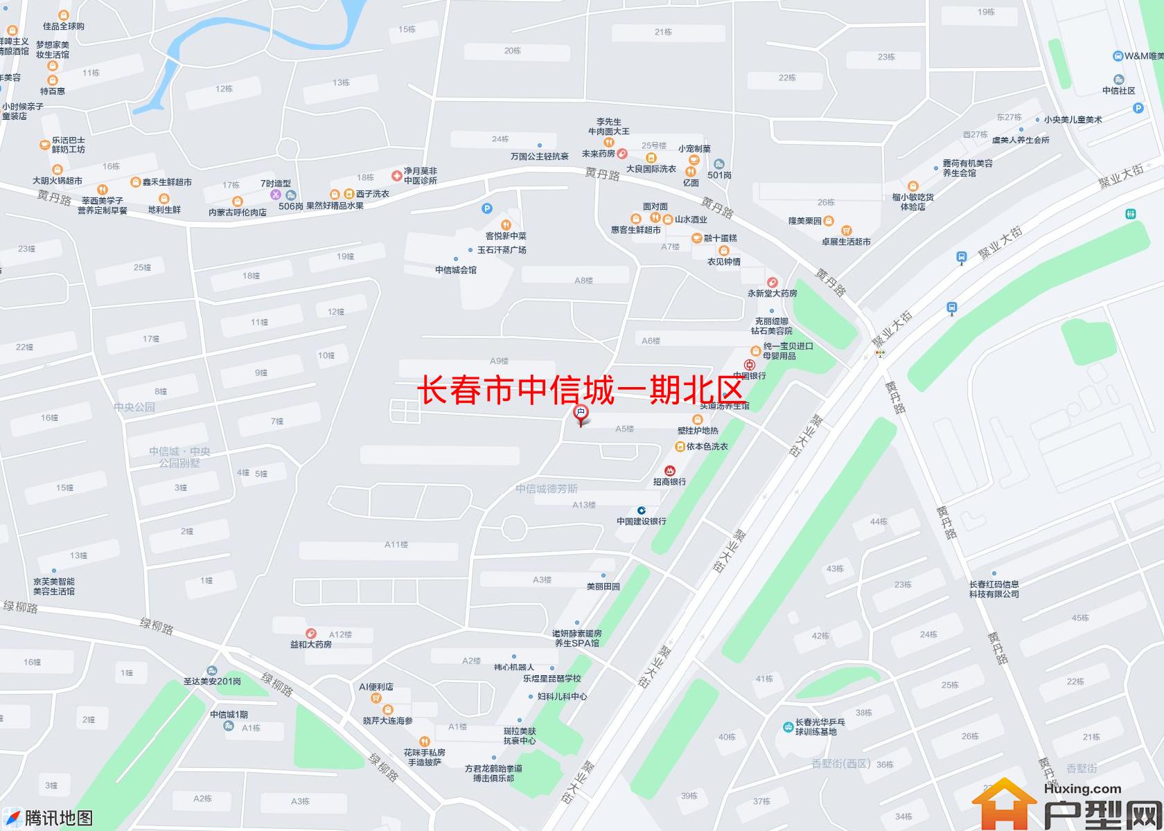 中信城一期北区小区 - 户型网