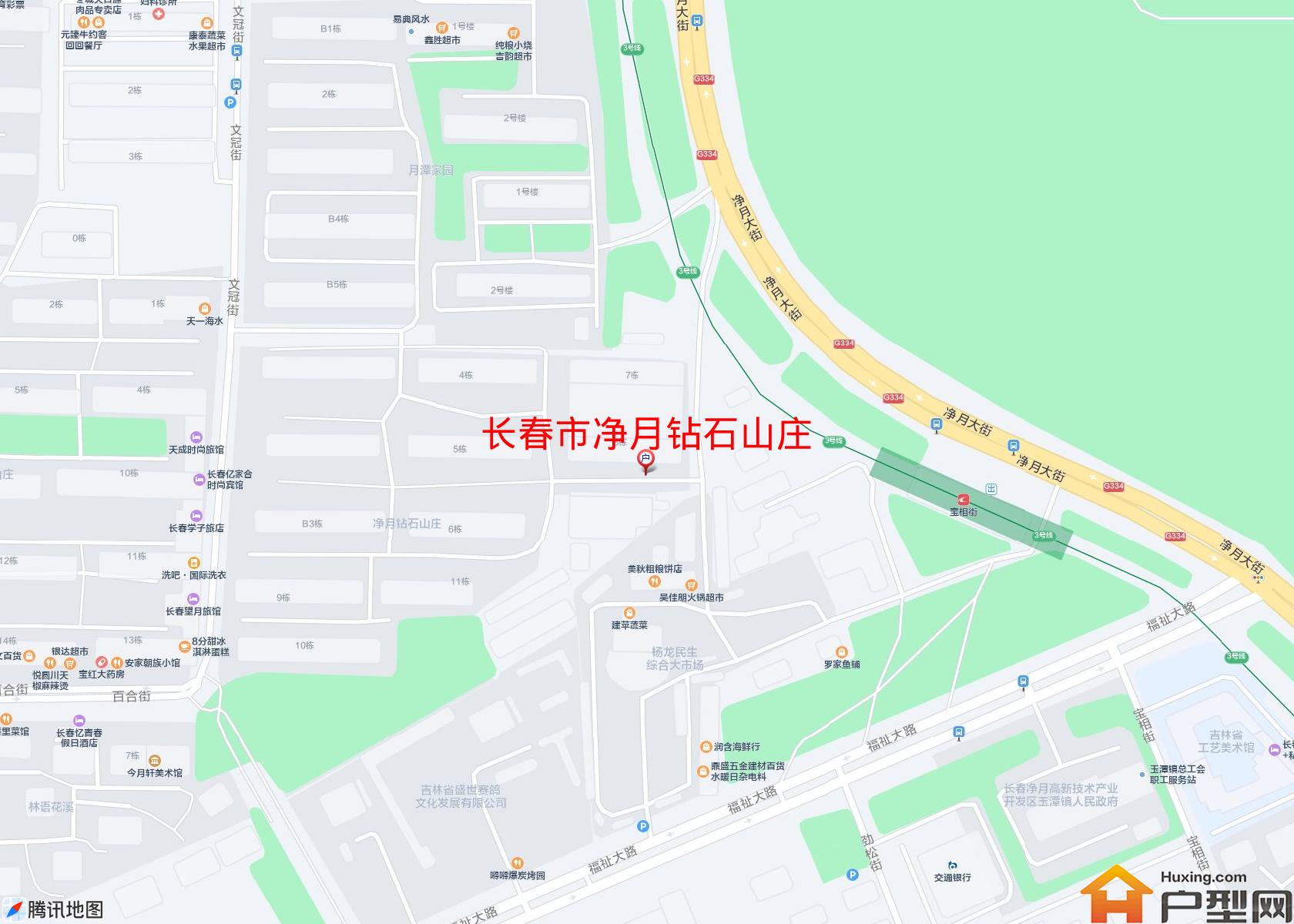 净月钻石山庄小区 - 户型网