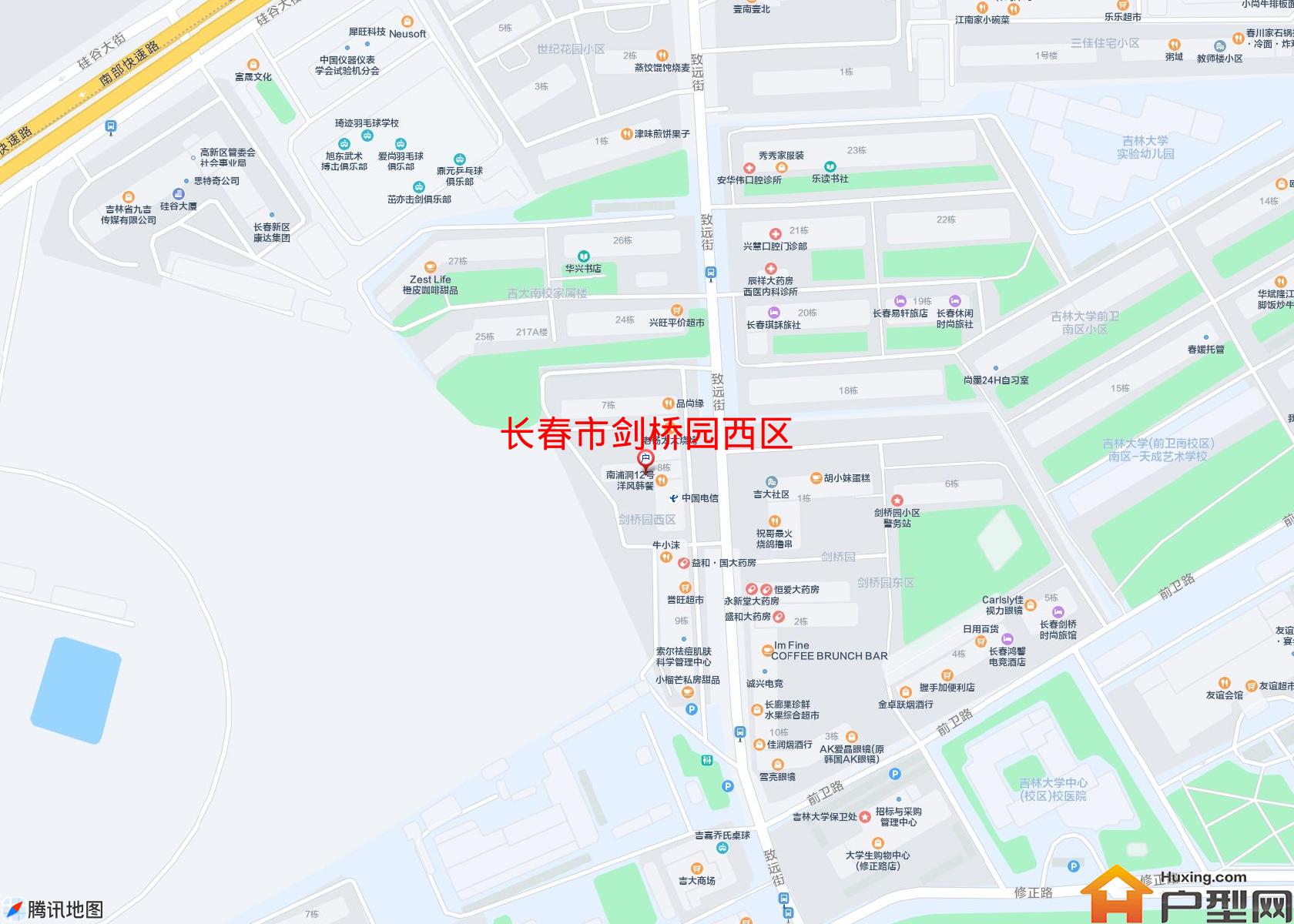 剑桥园西区小区 - 户型网