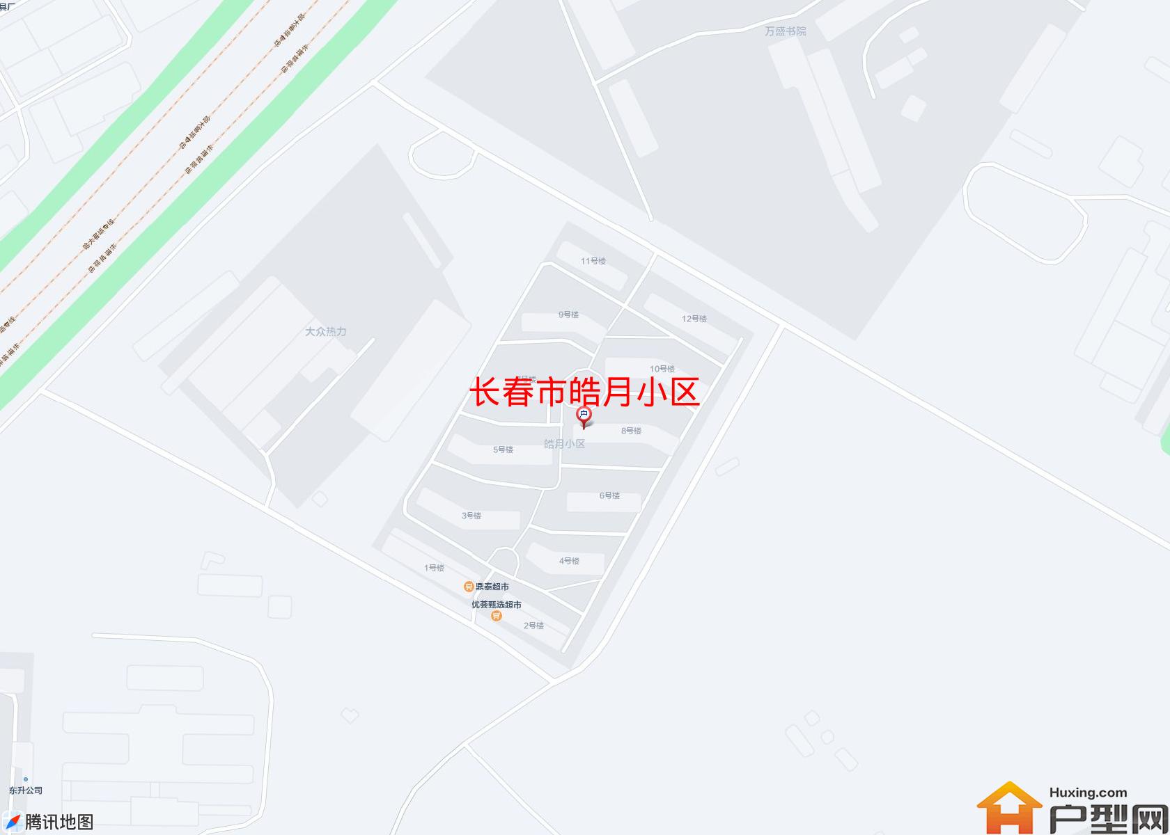 皓月小区小区 - 户型网