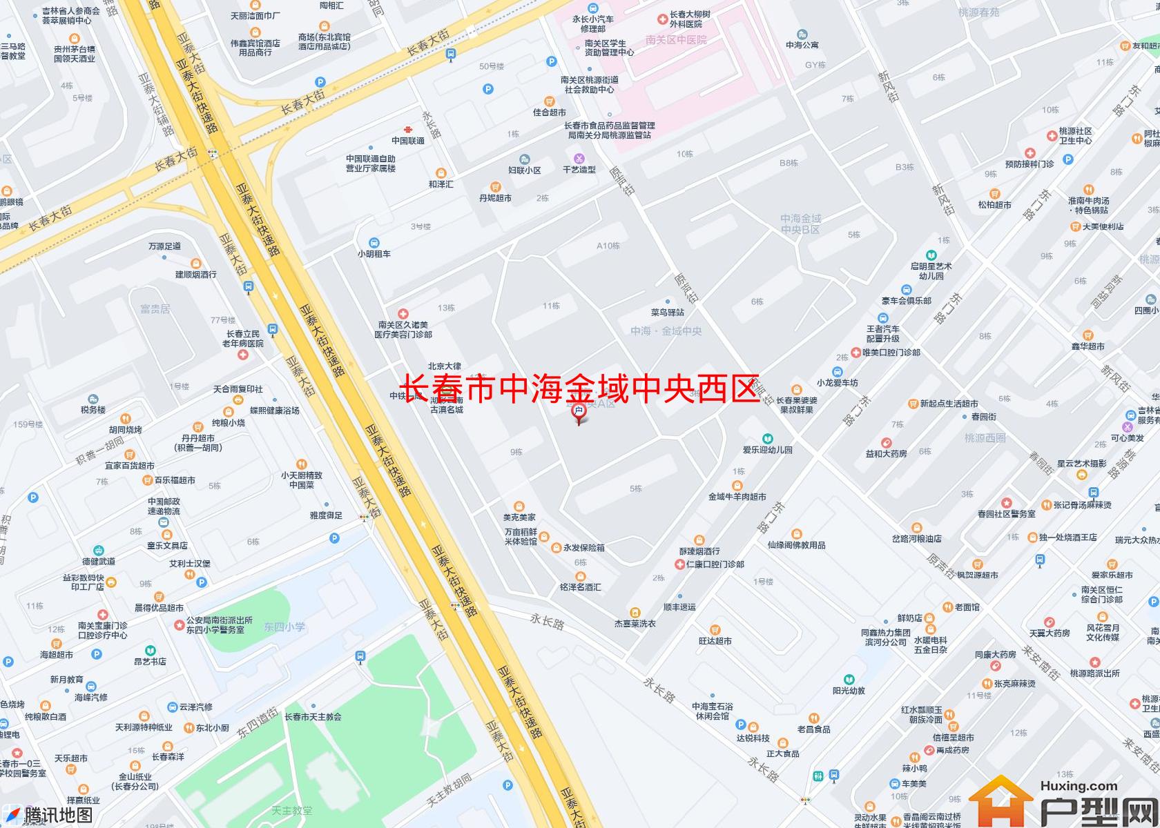 中海金域中央西区小区 - 户型网