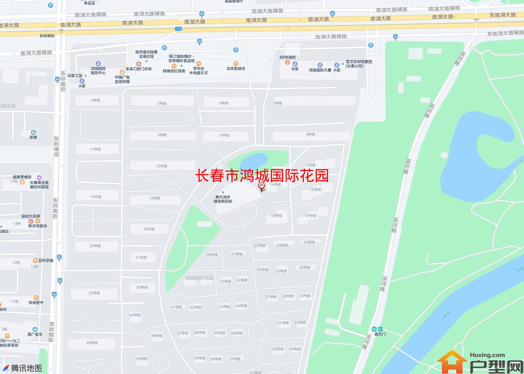 鸿城国际花园小区 - 户型网