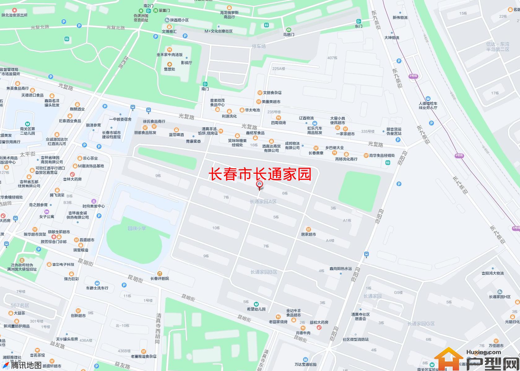长通家园小区 - 户型网